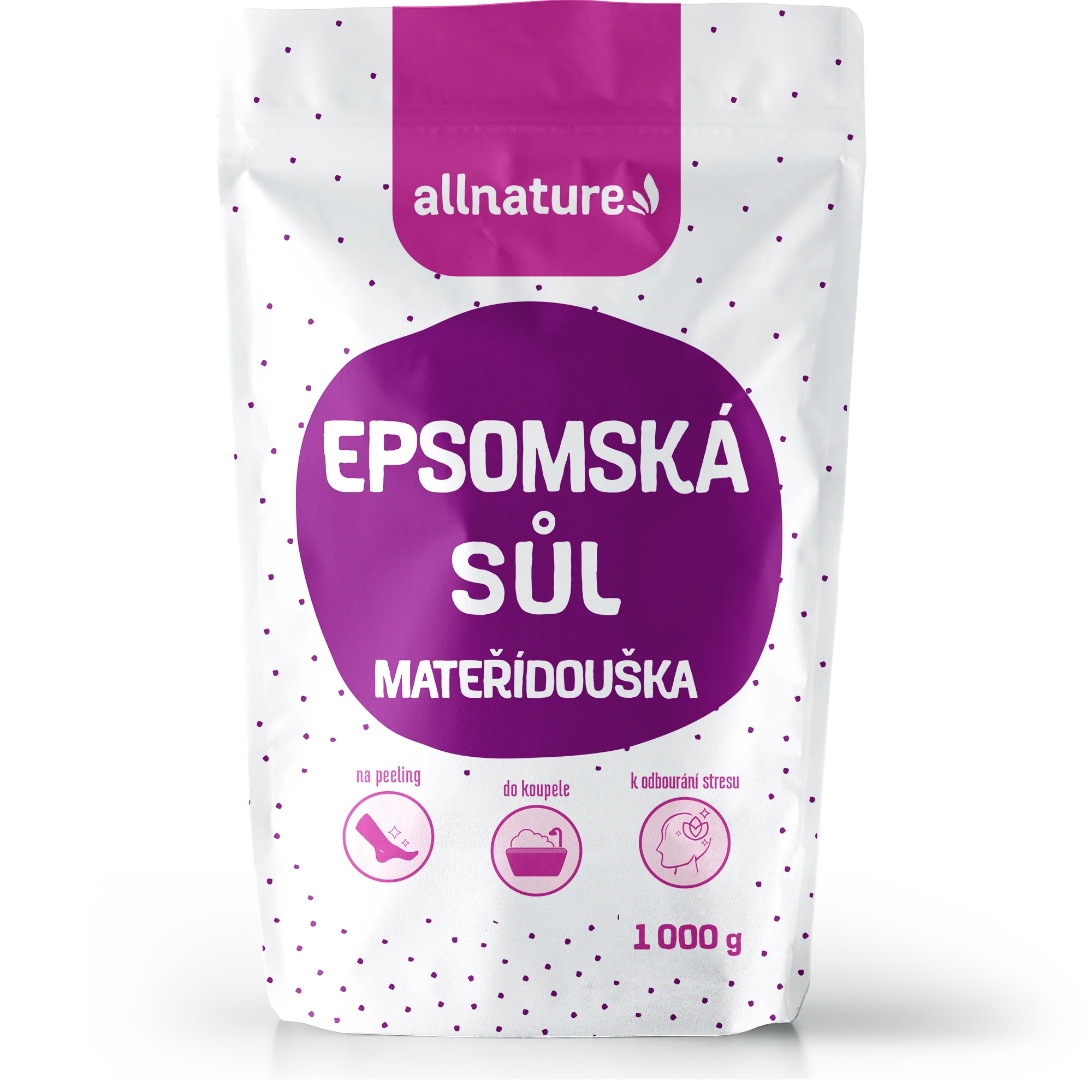 Allnature Epsomská sůl Mateřídouška (1 kg) - Image 2