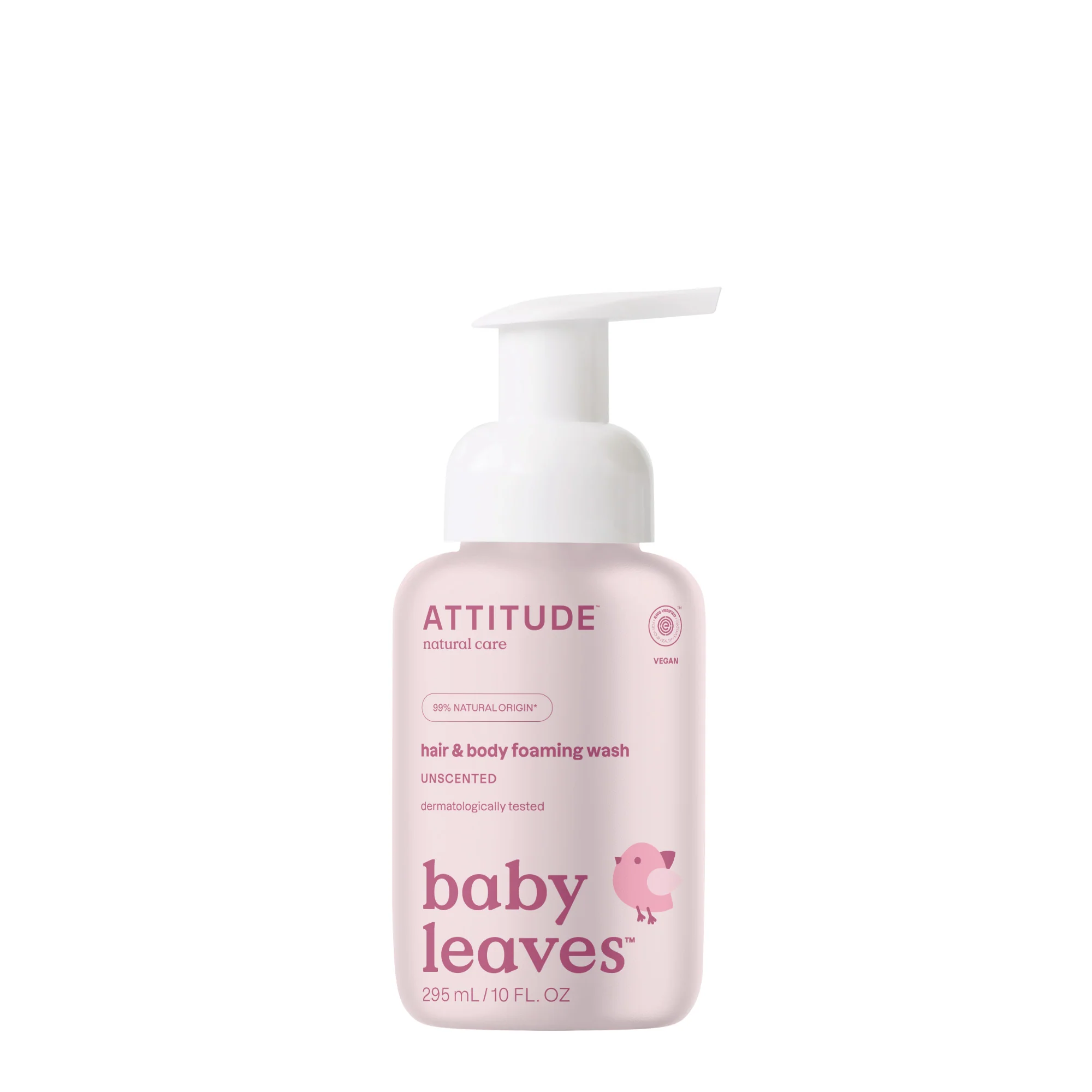 Attitude Dětská mycí pěna 2v1 Baby Leaves bez vůně (295 ml)