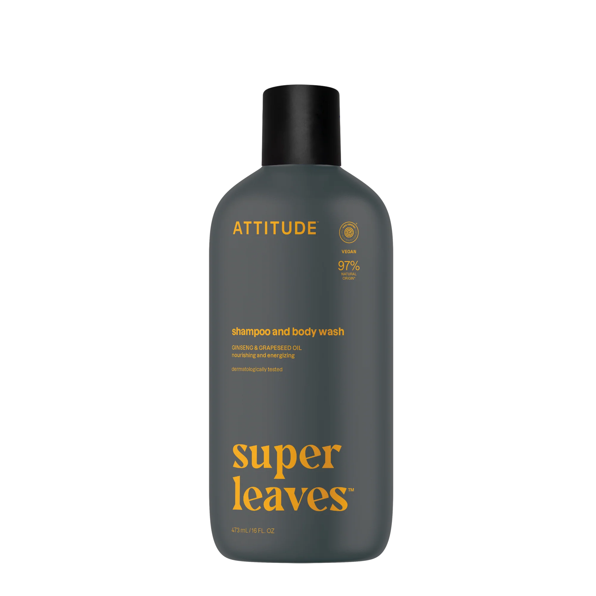 Attitude Pánský sprchový gel a šampon 2v1 Super Leaves - normální vlasy (473 ml)