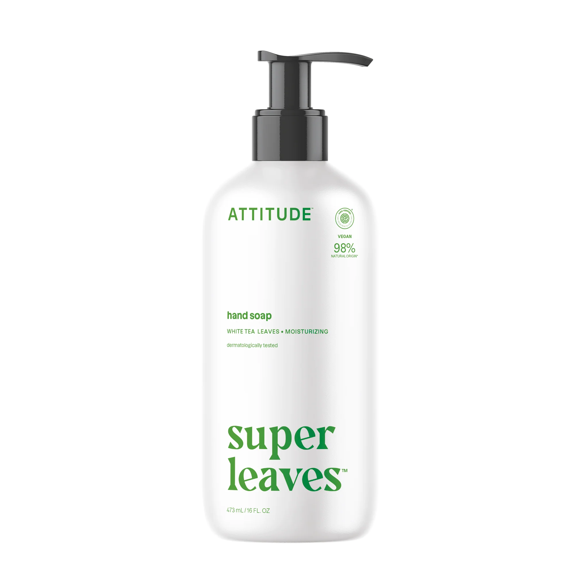 Attitude Tekuté mýdlo na ruce Super Leaves - olivové listy (473 ml)