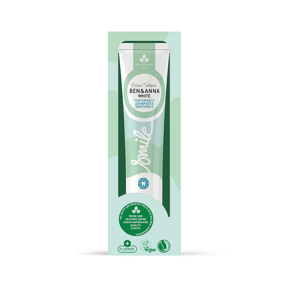 Ben & Anna Zubní pasta s fluoridem (75 ml) - White - Image 2