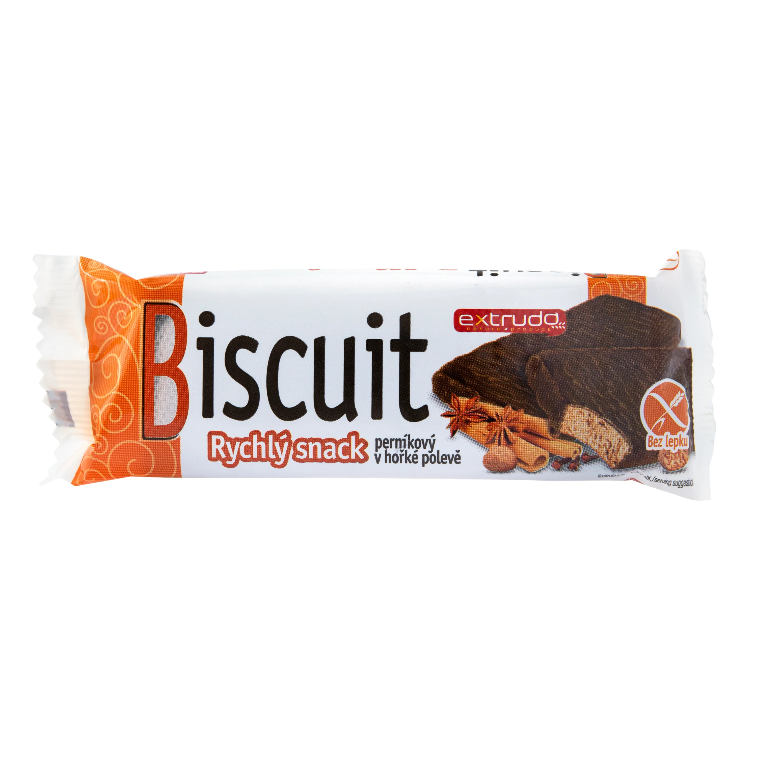 Biscuit Rychlý snack perníkový v kakaové polevě 24 g   EXTRUDO