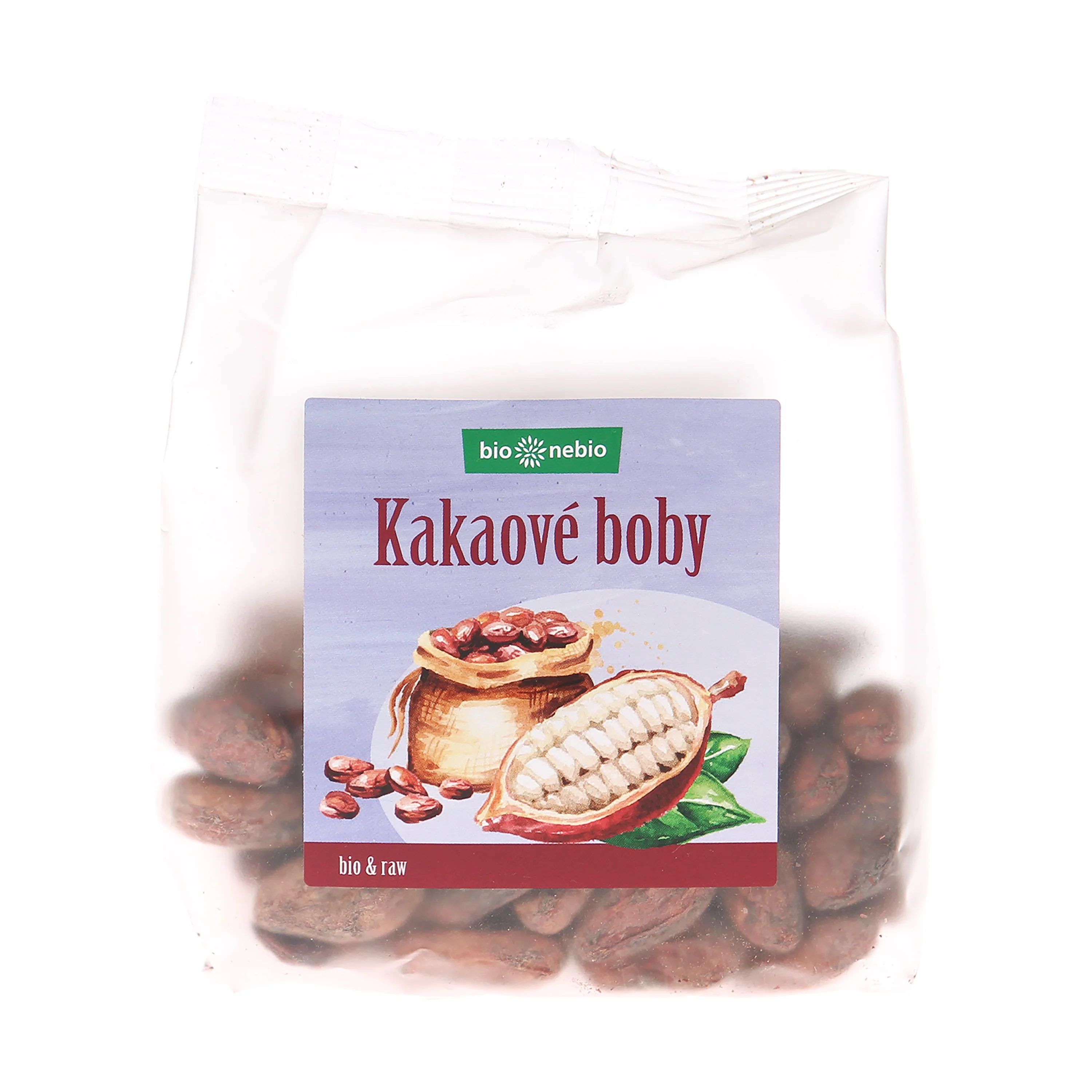 Boby kakaové nepražené 100 g BIO BIO NEBIO