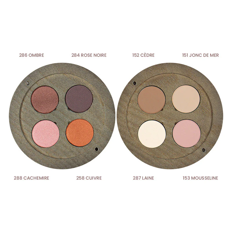 Boho Green Make-up Paletka očních stínů Gypsy - Earth Collection BIO (8 x 1,1 g) - Image 3