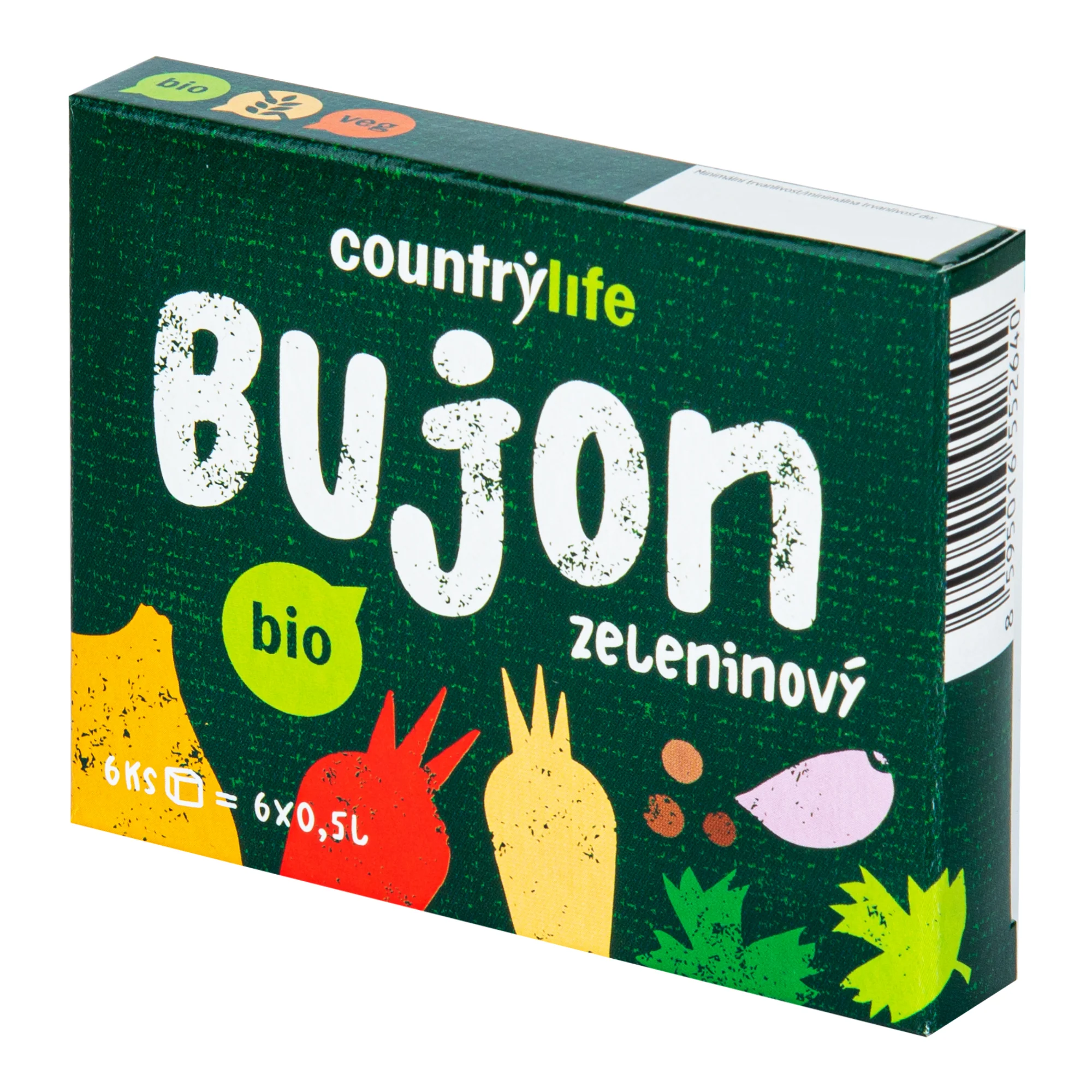 Bujon zeleninový kostky 66 g BIO COUNTRY LIFE - Image 2
