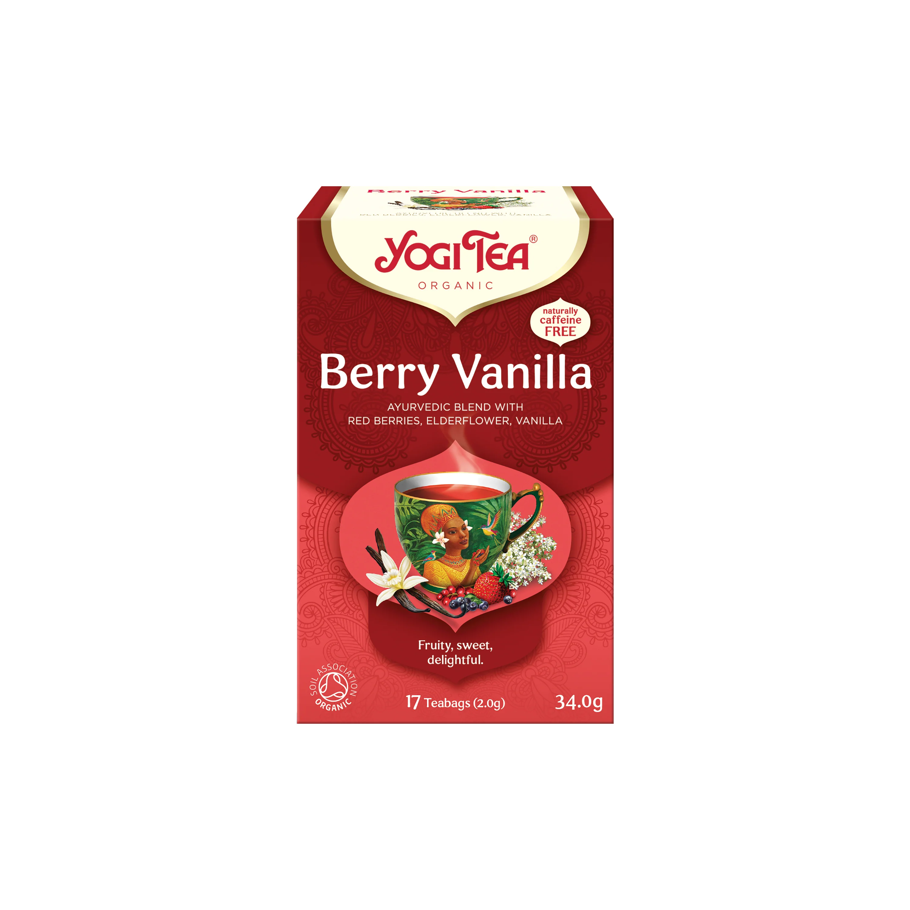 Yogi Tea Čaj Berry Vanilla BIO - nálev. sáčky (17 x 2 g)