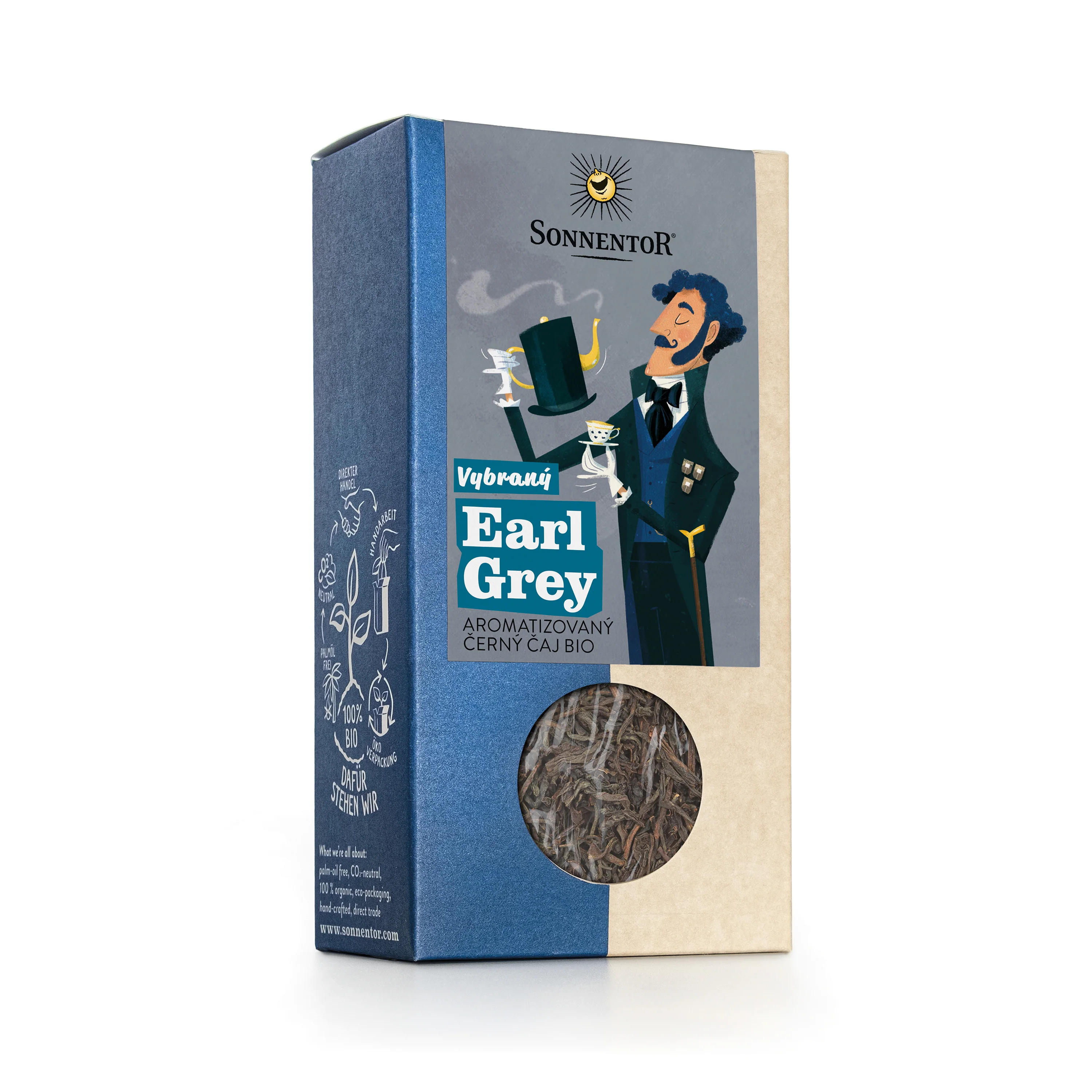 Sonnentor Černý čaj aromatizovaný Vybraný Earl Grey BIO - sypaný (90 g)