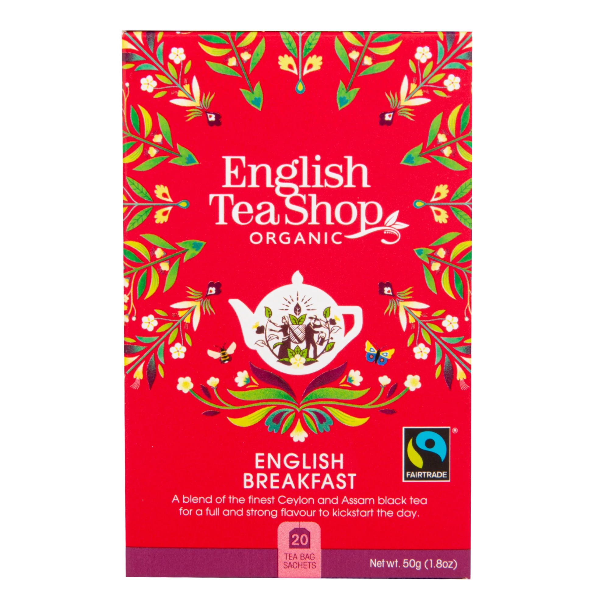English Tea Shop Čaj English Breakfast BIO - nálev. sáčky (20 x 2,5 g)