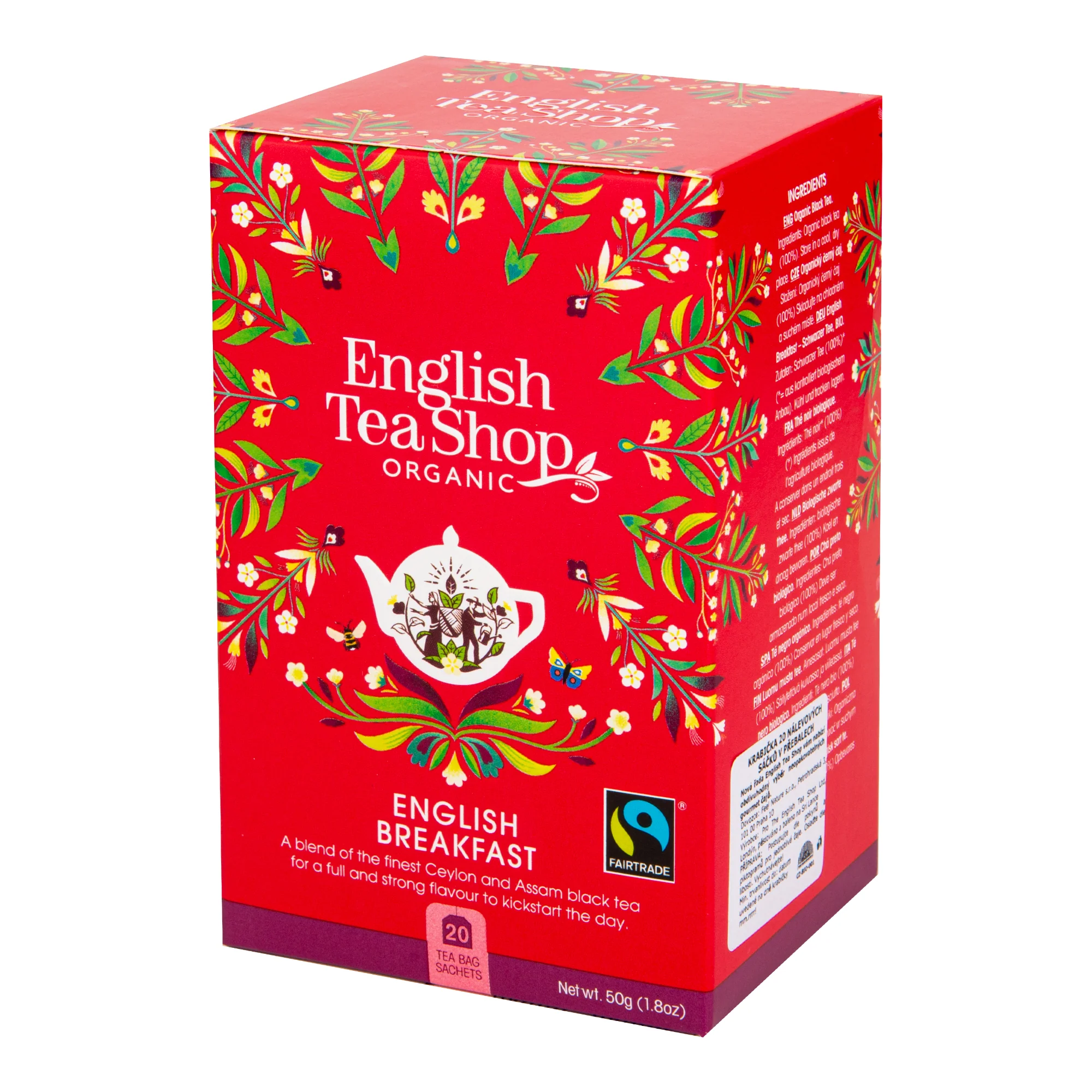 English Tea Shop Čaj English Breakfast BIO - nálev. sáčky (20 x 2,5 g) - Image 2