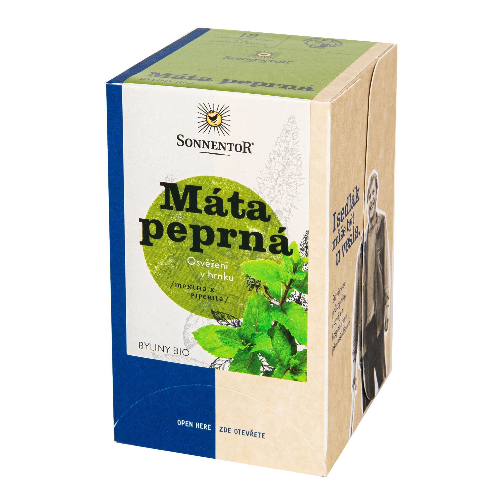 Sonnentor Bylinný čaj Máta peprná BIO - nálev. sáčky (18 x 1 g) - Image 2
