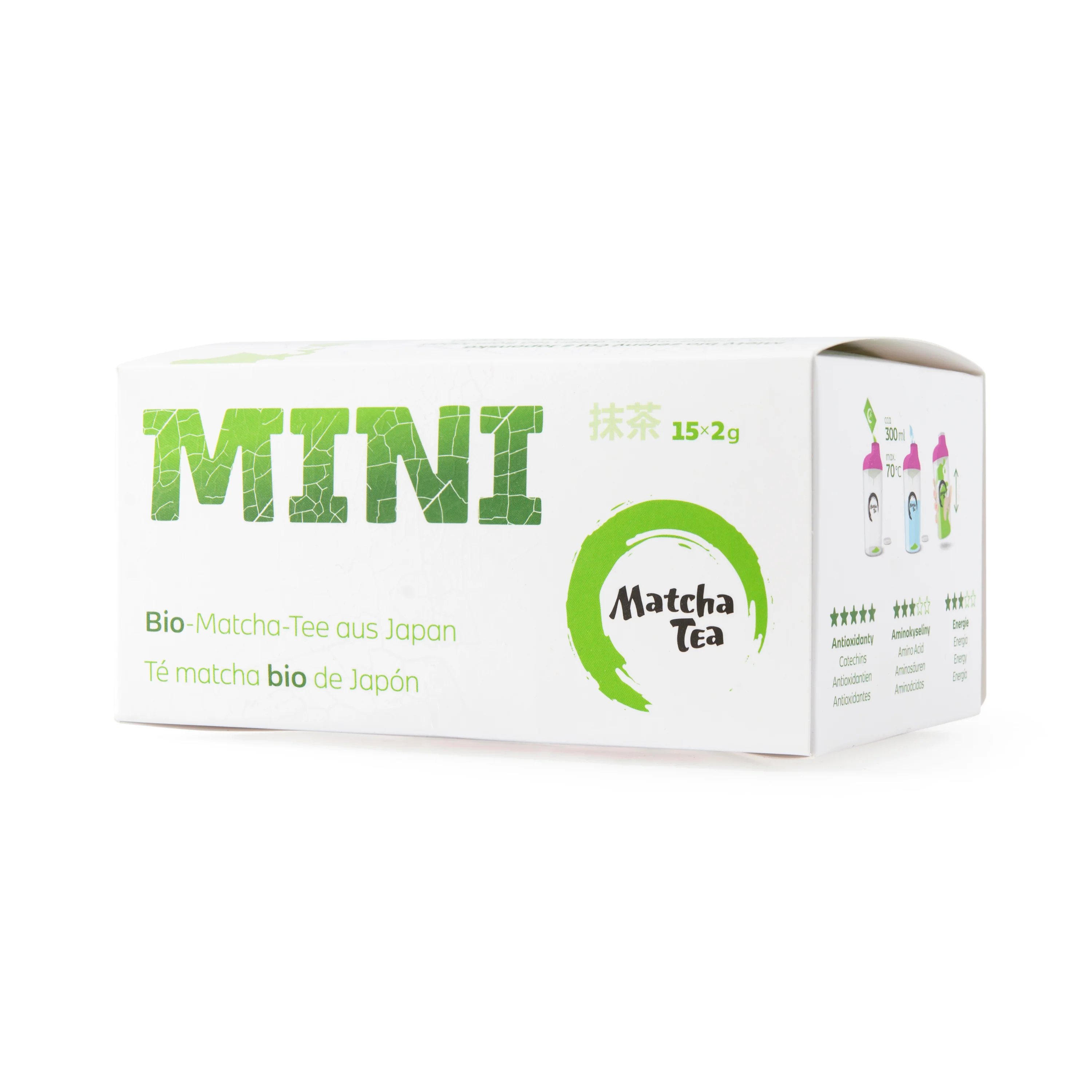Matcha Tea Čaj Matcha mini BIO (15 x 2 g) - Image 2