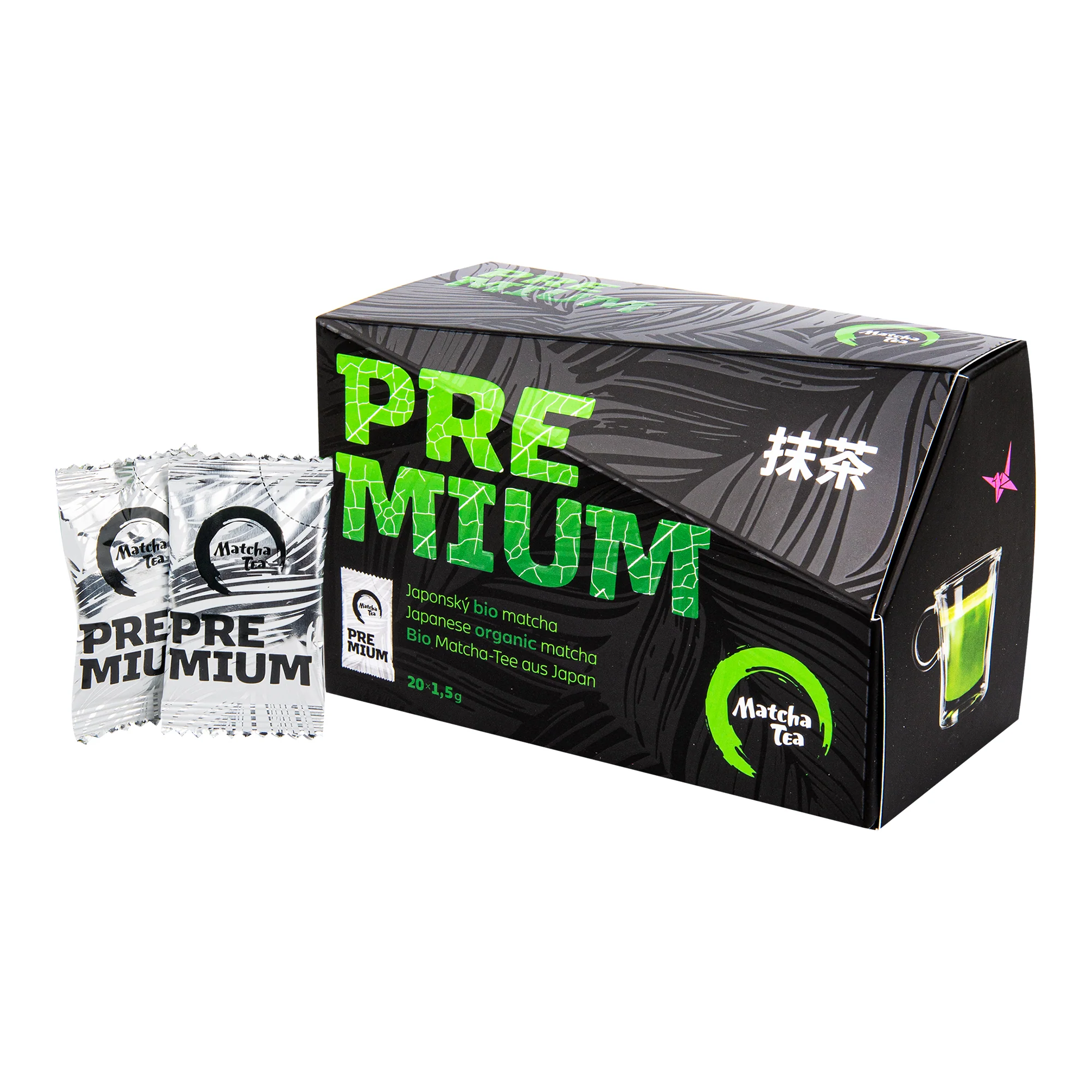 Matcha Tea Čaj Matcha premium BIO (20 x 1,5 g) - Image 3