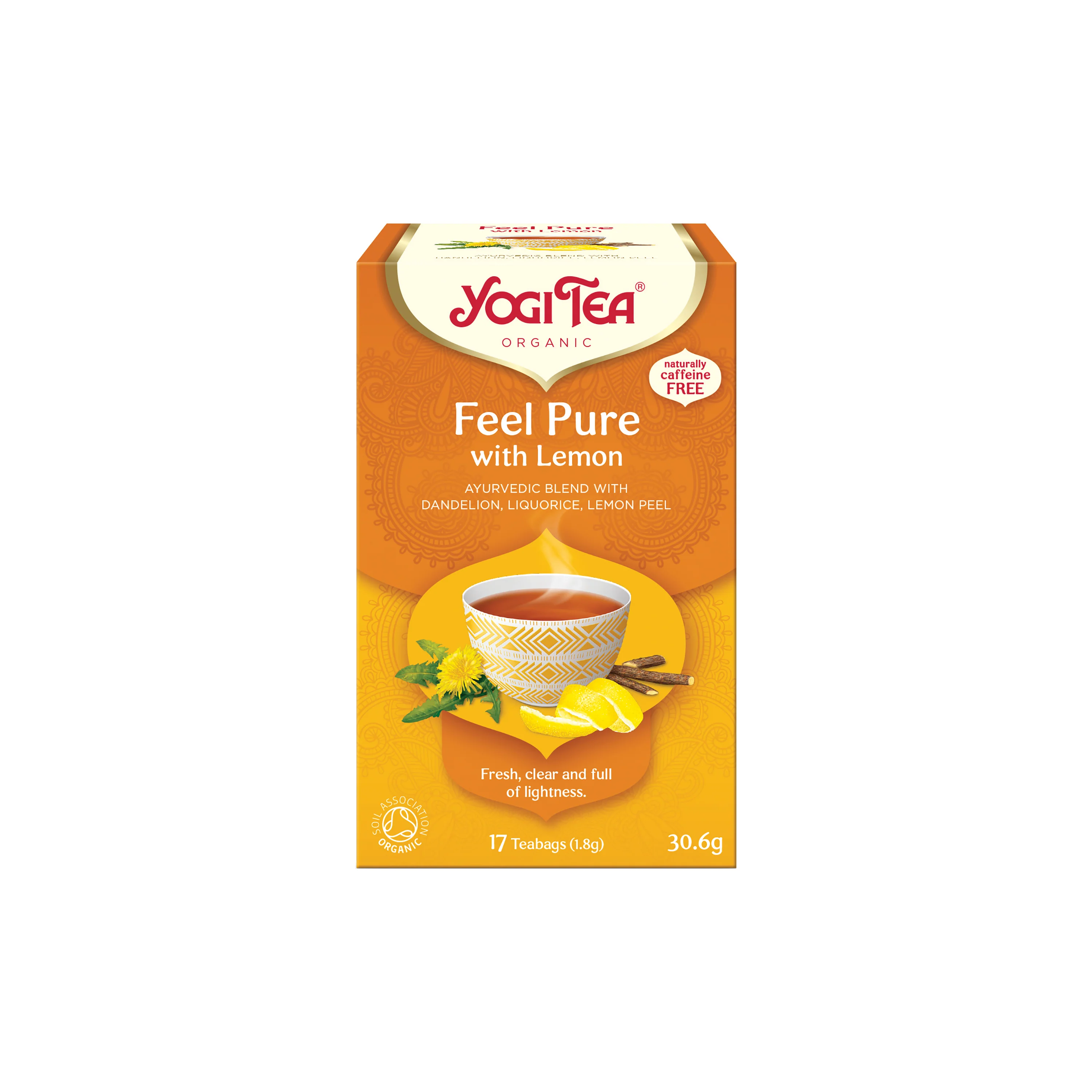 Yogi Tea Čaj Očisti se citrónem BIO - nálev. sáčky (17 x 1,8 g)