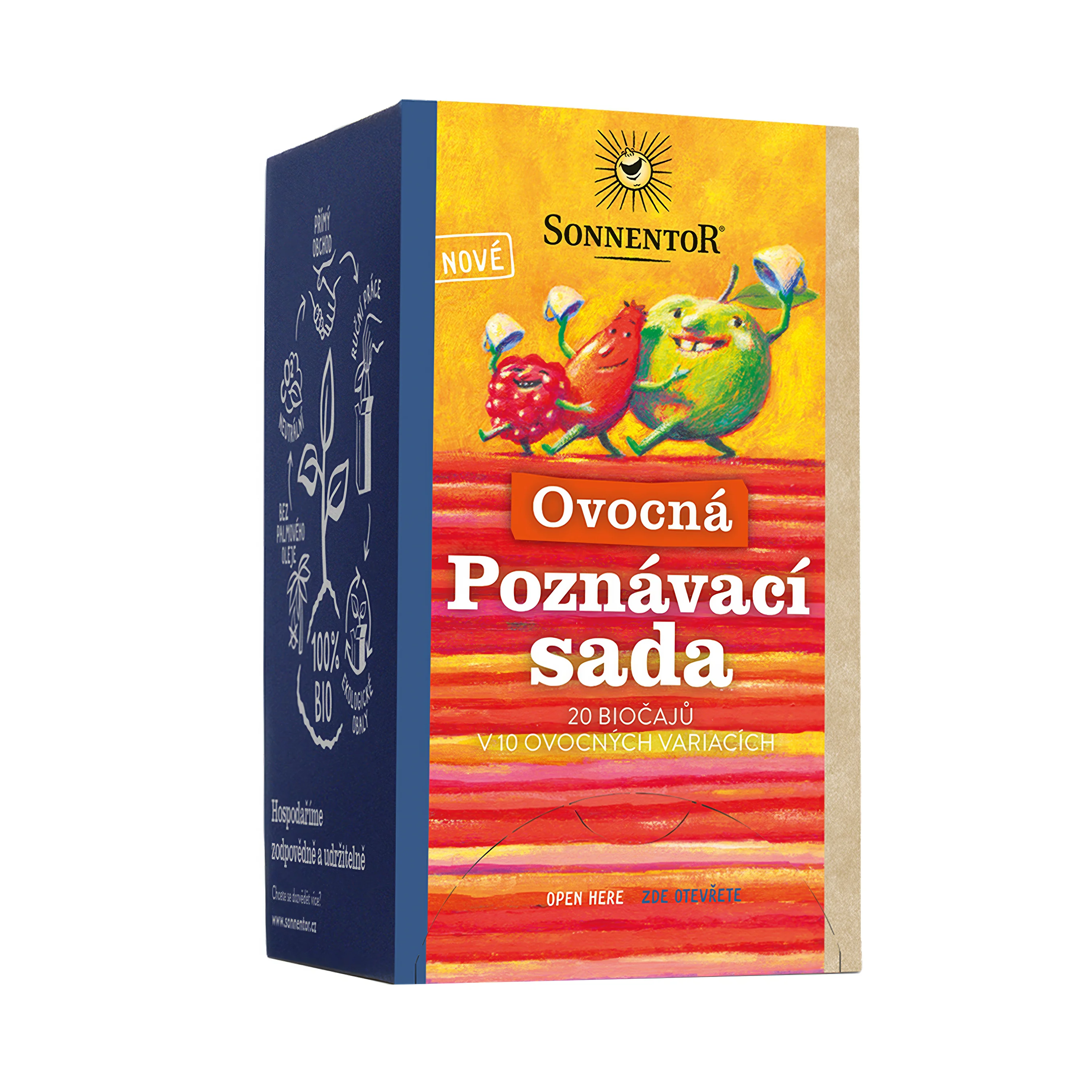 Sonnentor Ovocná poznávací sada čajů BIO - nálevové sáčky (10 x 2 ks)
