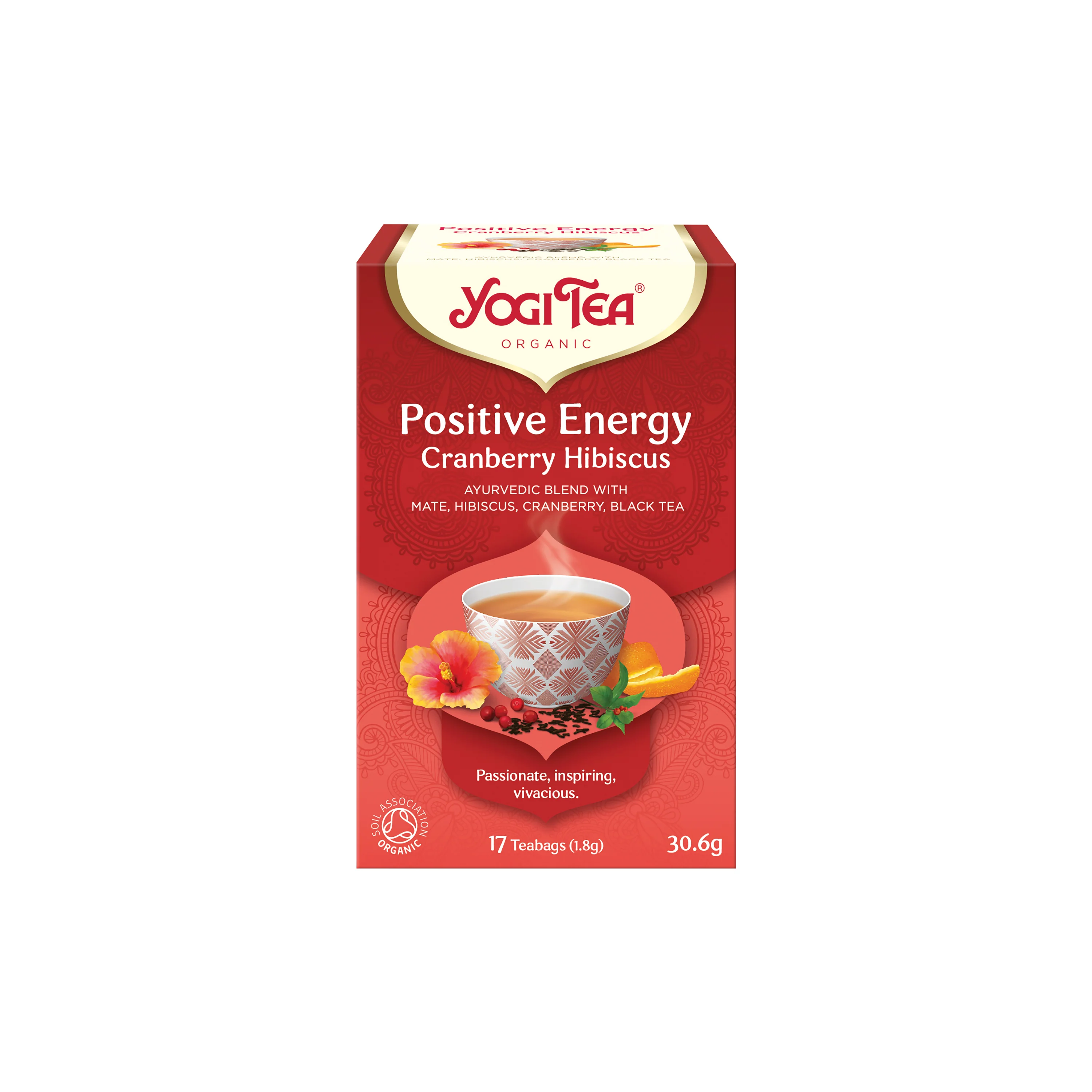 Yogi Tea Čaj Pozitivní energie BIO - nálev. sáčky (17 x 1,8 g)