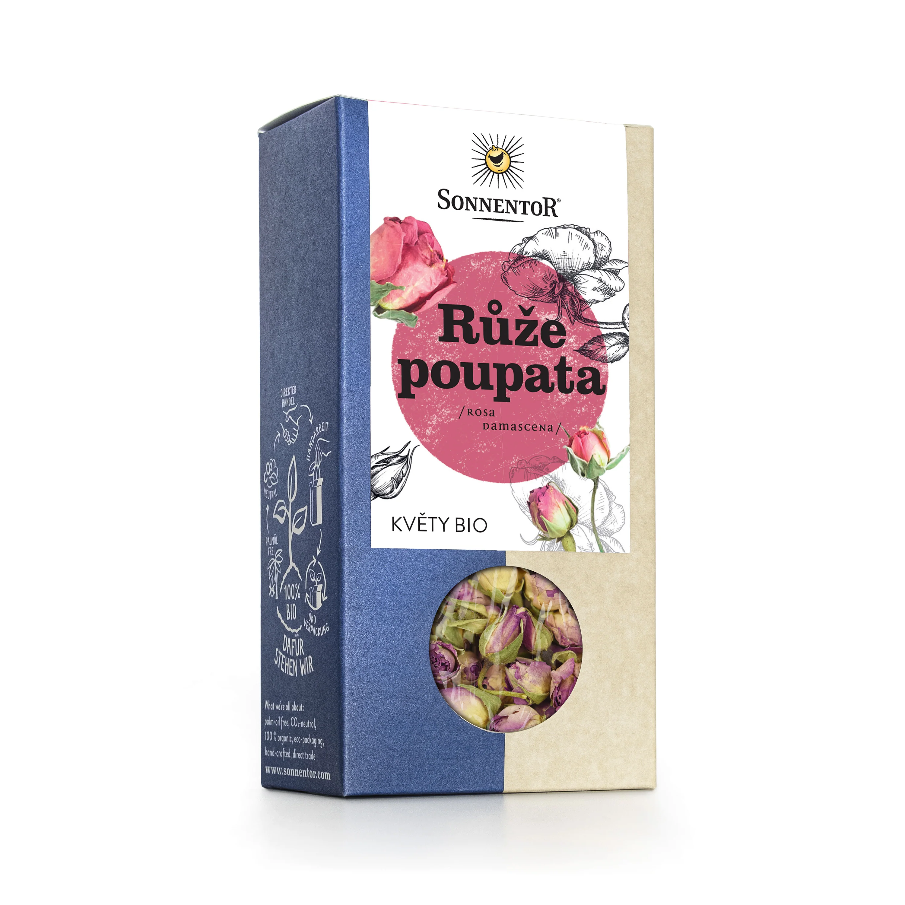 Sonnentor Růže květ (poupata) BIO - sypaný (30 g)