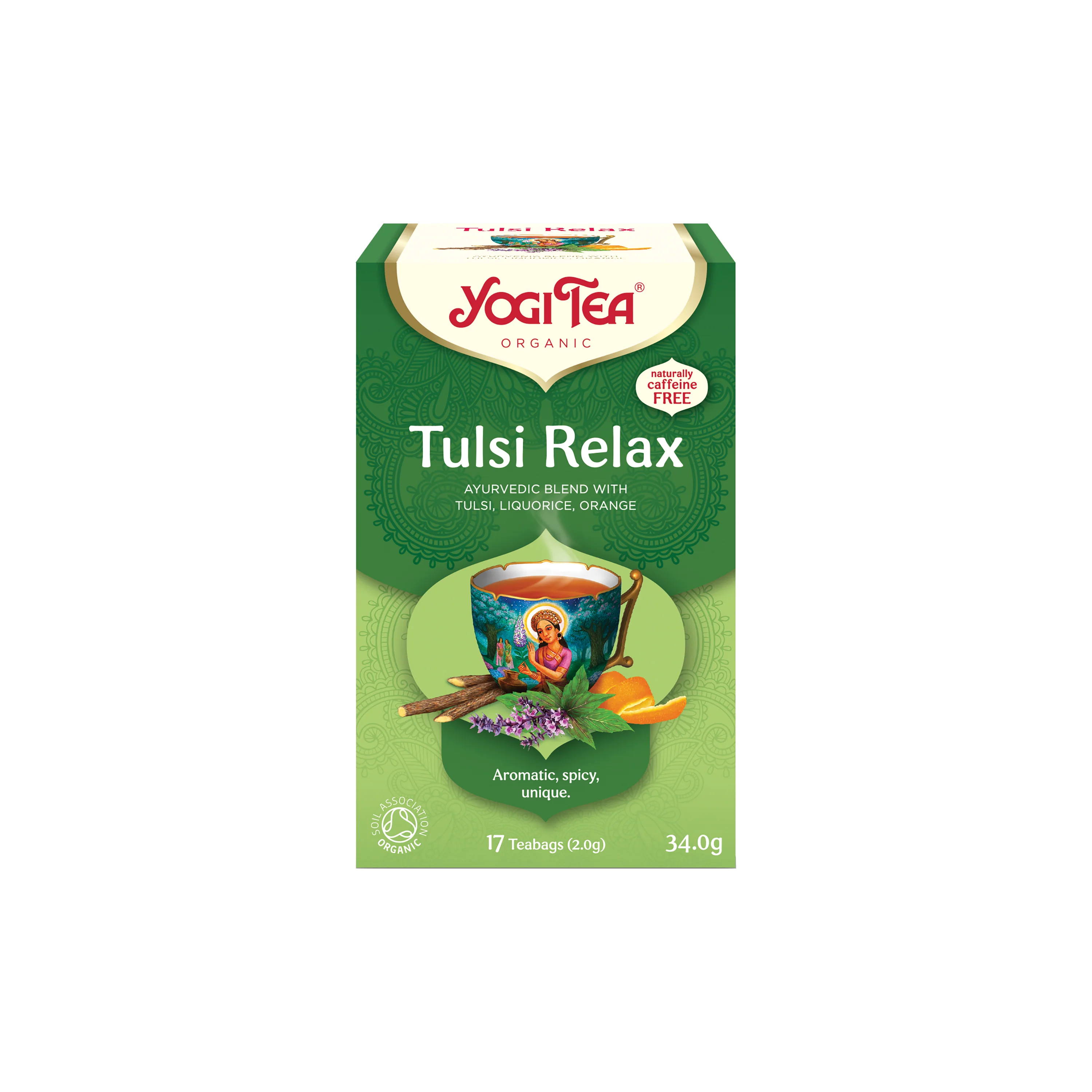 Yogi Tea Čaj Tulsi Relax BIO - nálev. sáčky (17 x 2 g)