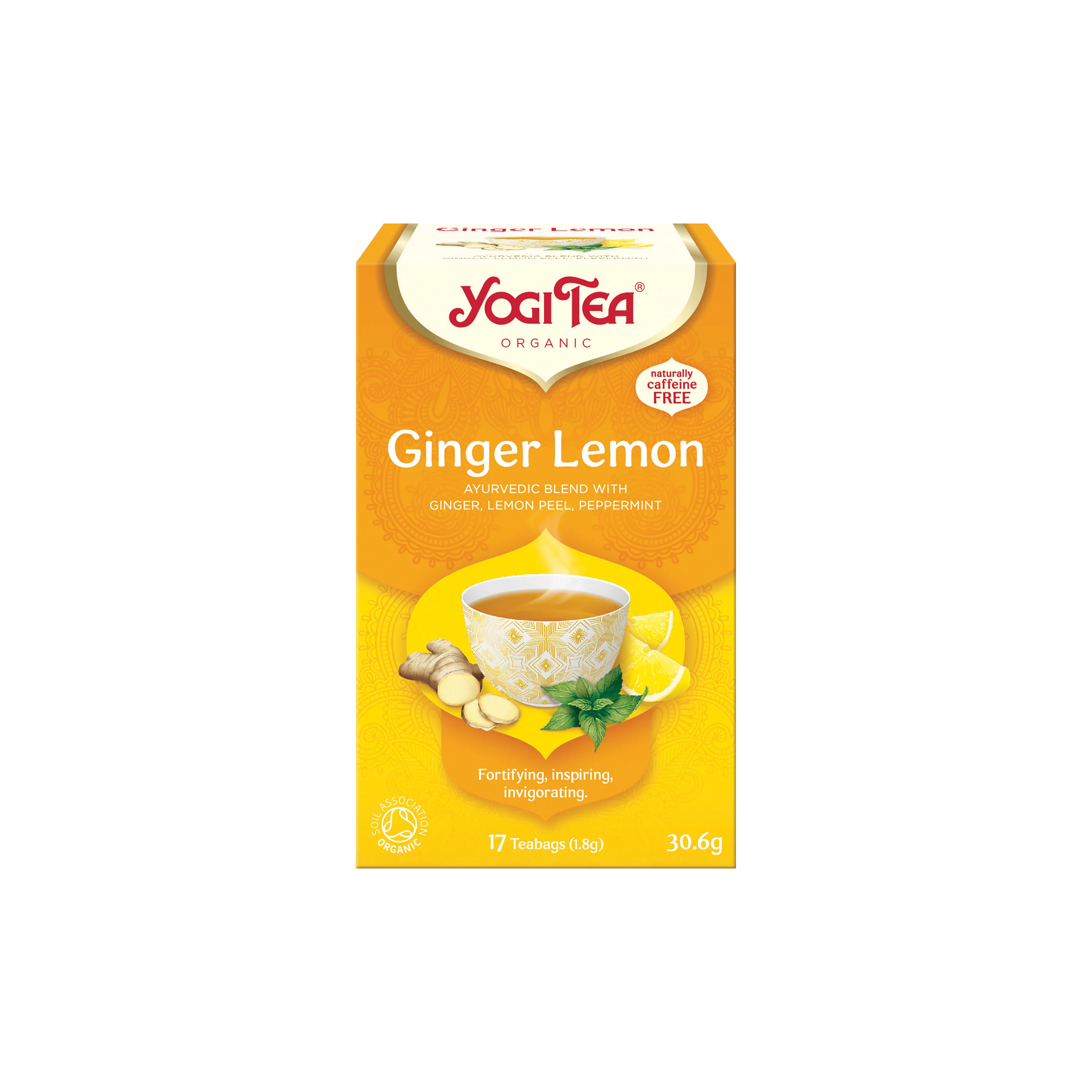 Yogi Tea Čaj Zázvor Citrón BIO - nálev. sáčky (17 x 1,8 g)
