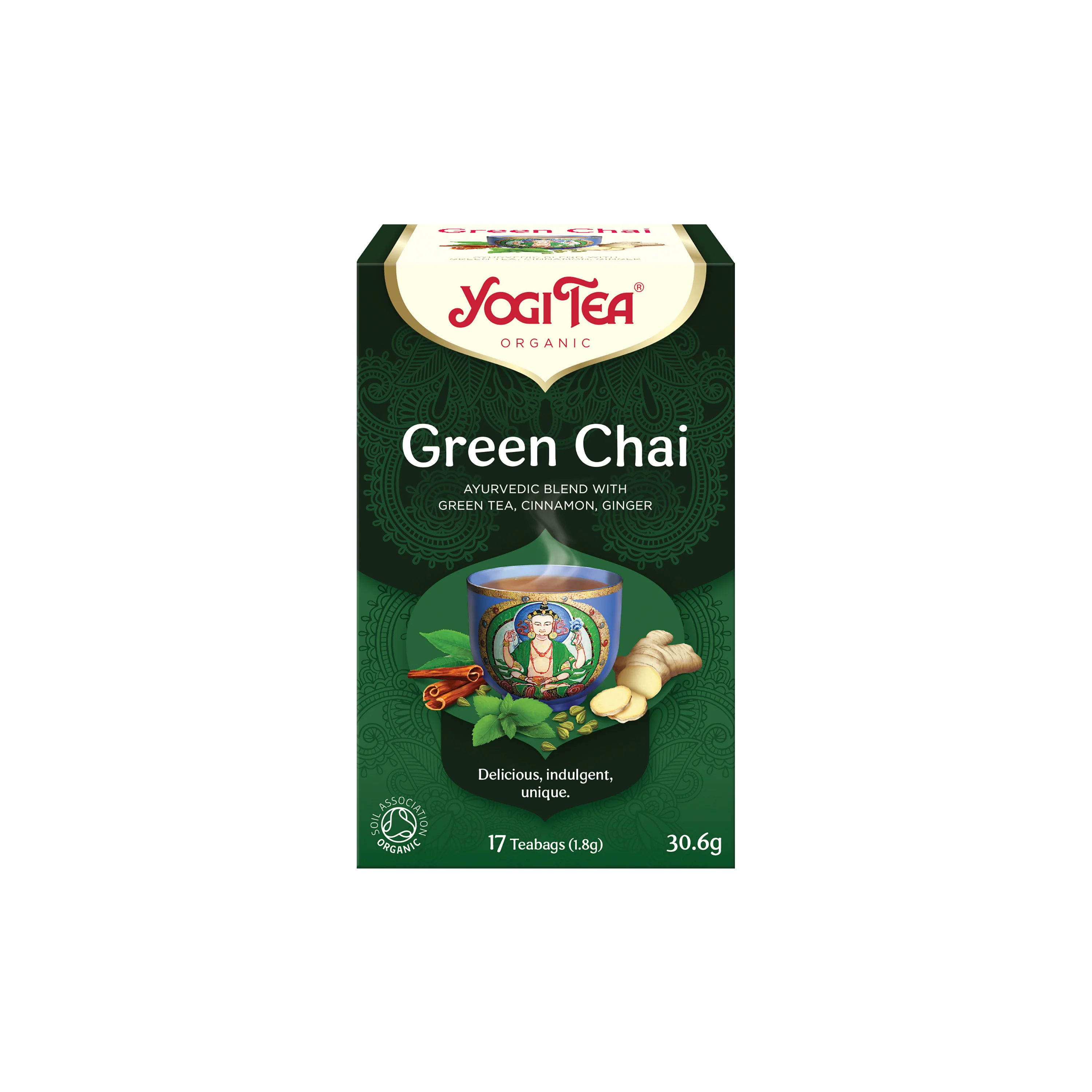 Yogi Tea Zelený chai BIO - nálev. sáčky (17 x 1,8 g)