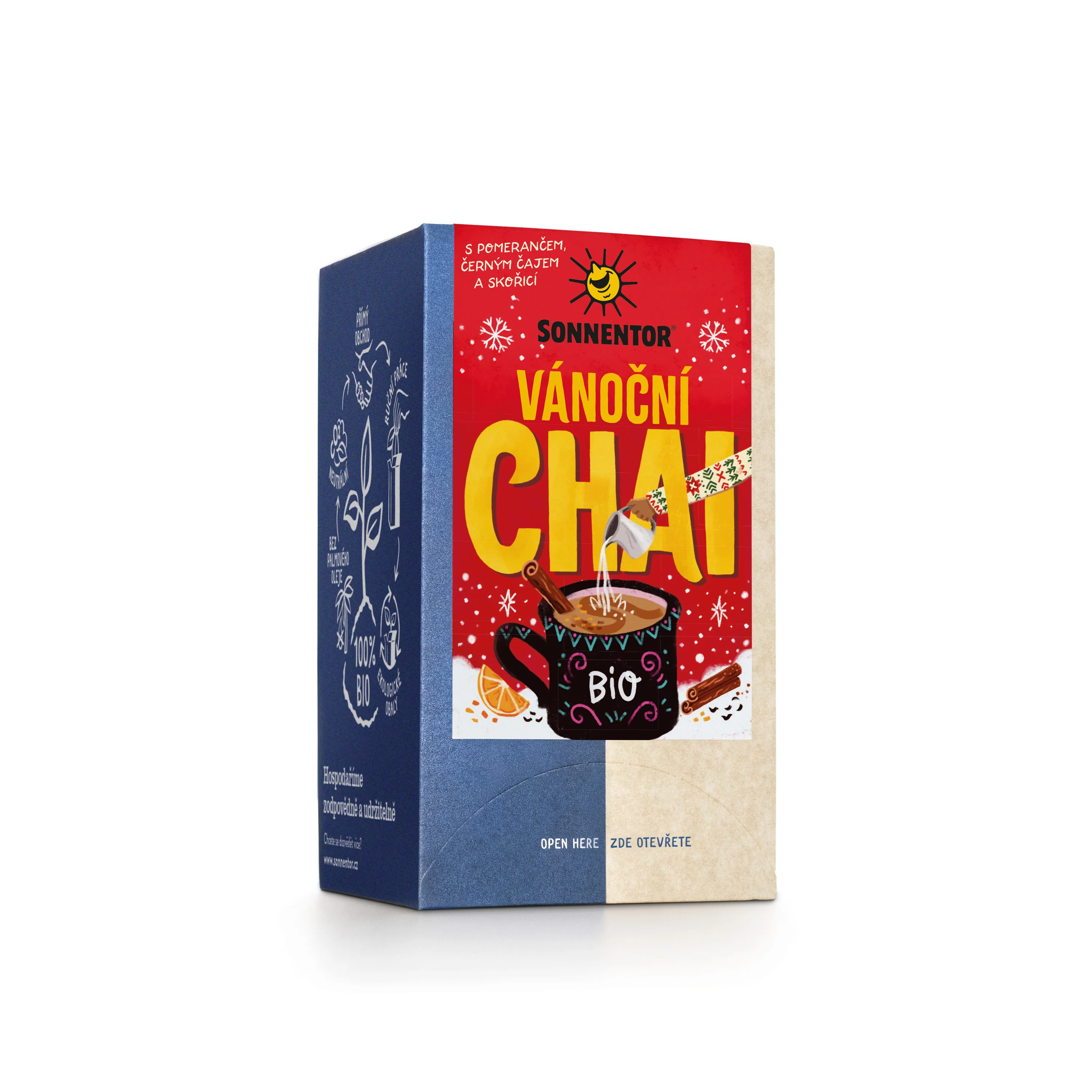 Sonnentor Vánoční chai s kořením BIO - nálevové sáčky (18 x 1,8 g)