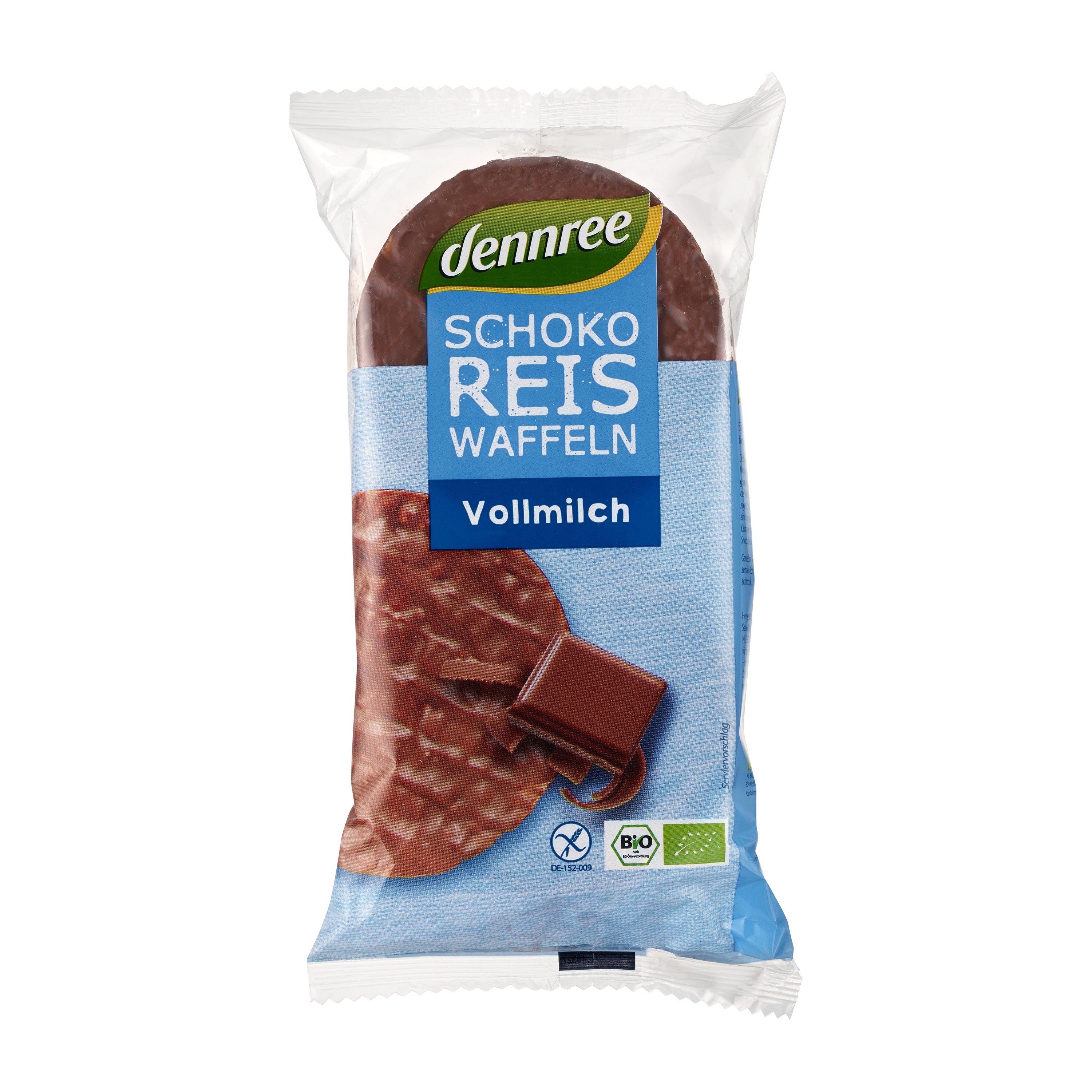 Dennree Chlebíčky pufované rýžové s mléčnou čokoládou BIO (100 g)