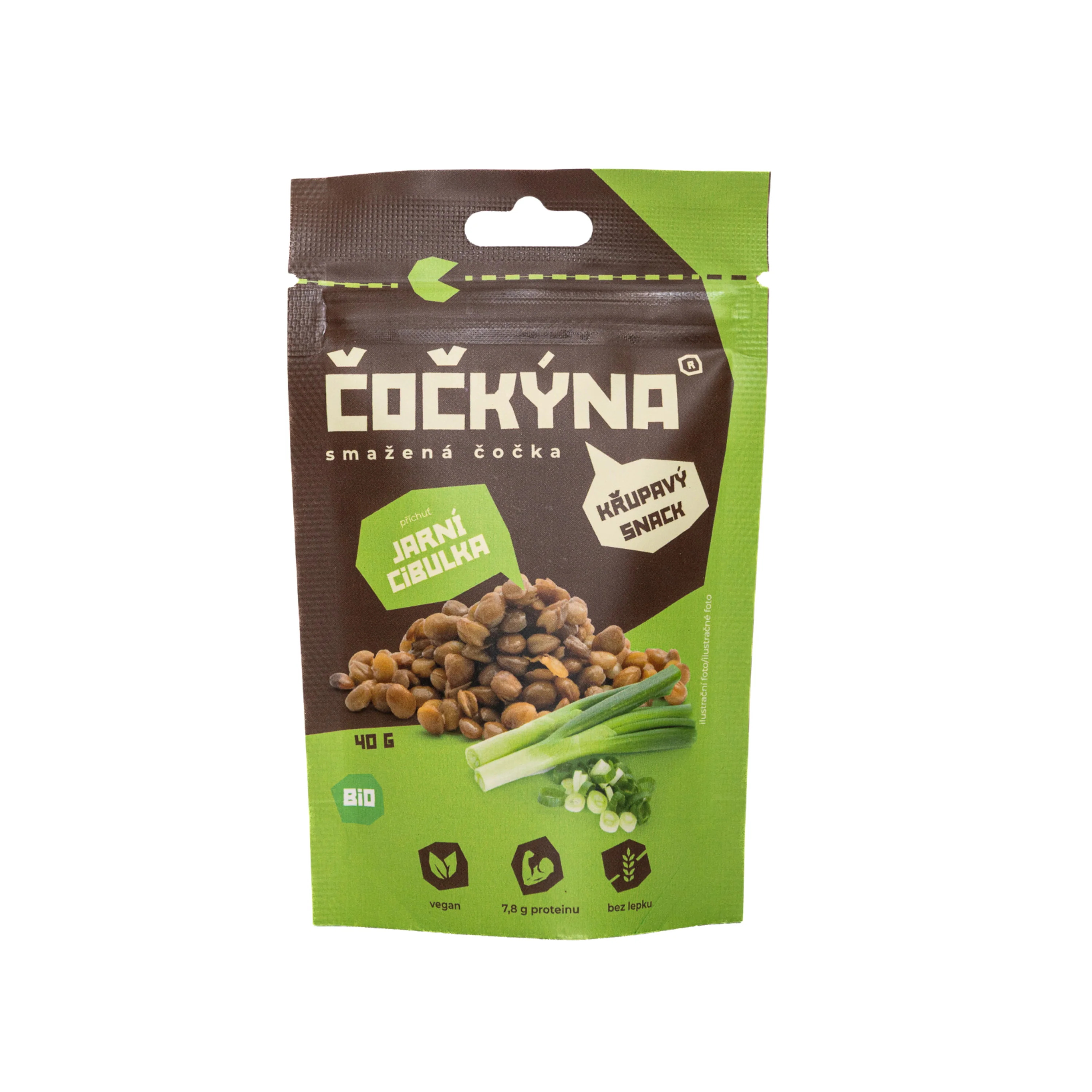 Čočkýna Čočka smažená - jarní cibulka BIO (40 g)