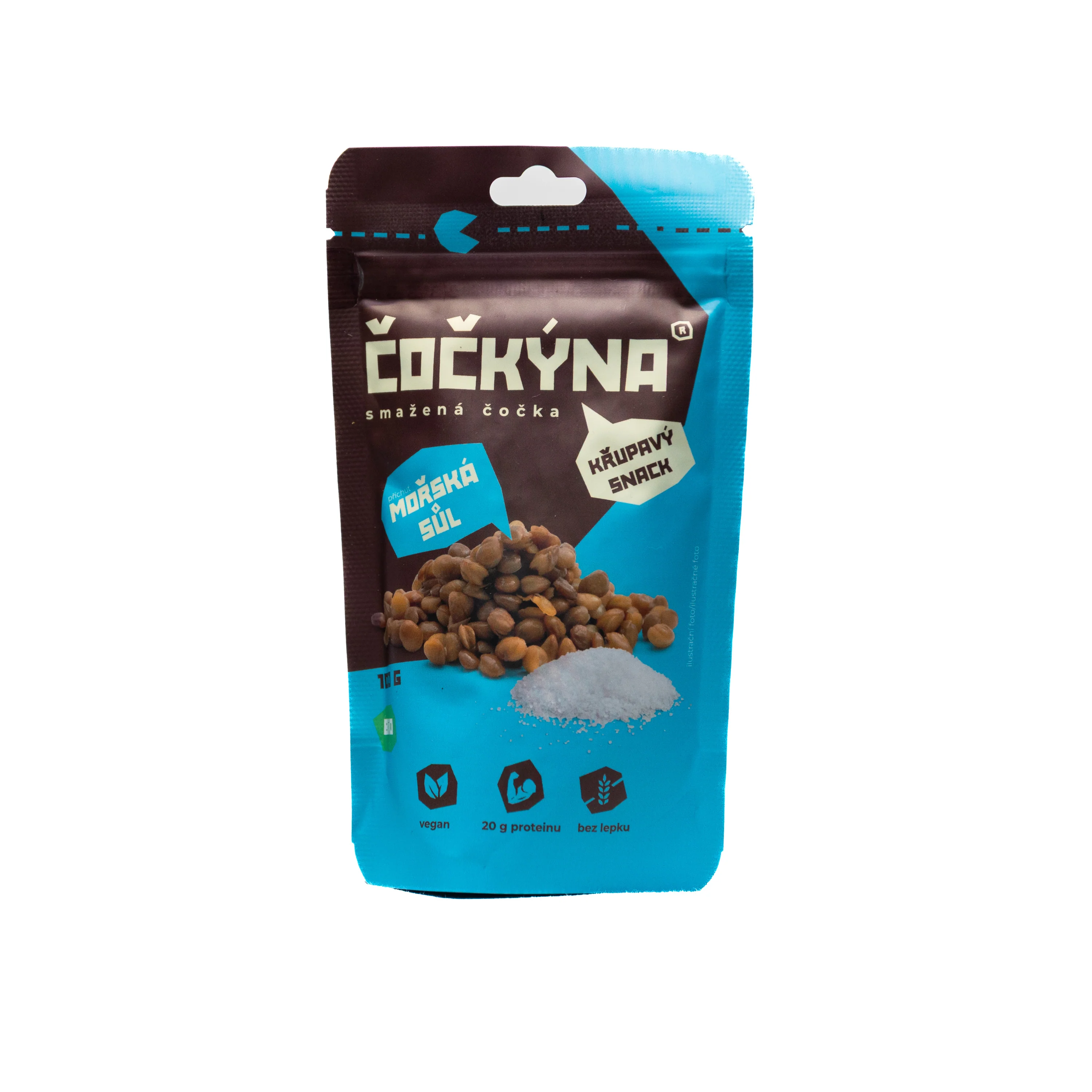 Čočkýna Čočka smažená - mořská sůl BIO (100 g)