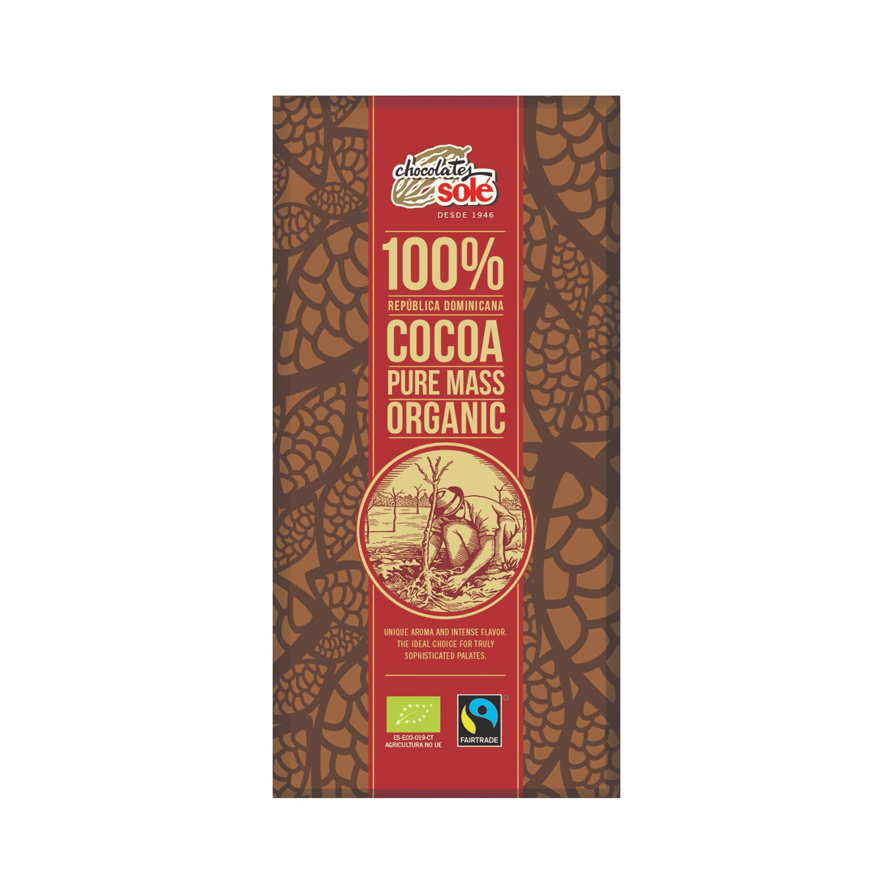 Čokoláda hořká 100 % 90 g BIO   SOLÉ