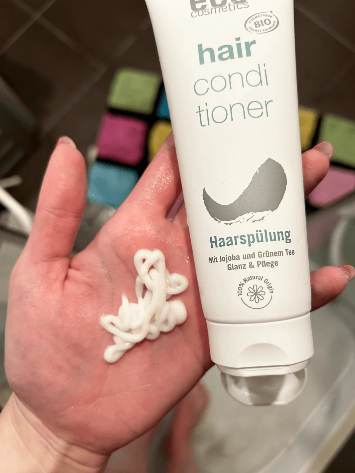 Eco Cosmetics Kondicionér s jojobou a zeleným čajem BIO (125 ml) - Image 4