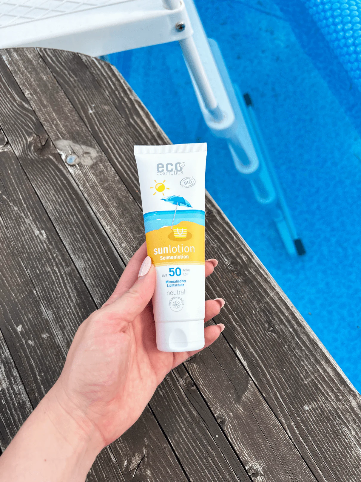 Eco Cosmetics Opalovací mléko Neutral bez parfemace SPF 50 BIO (125 ml) - Image 3