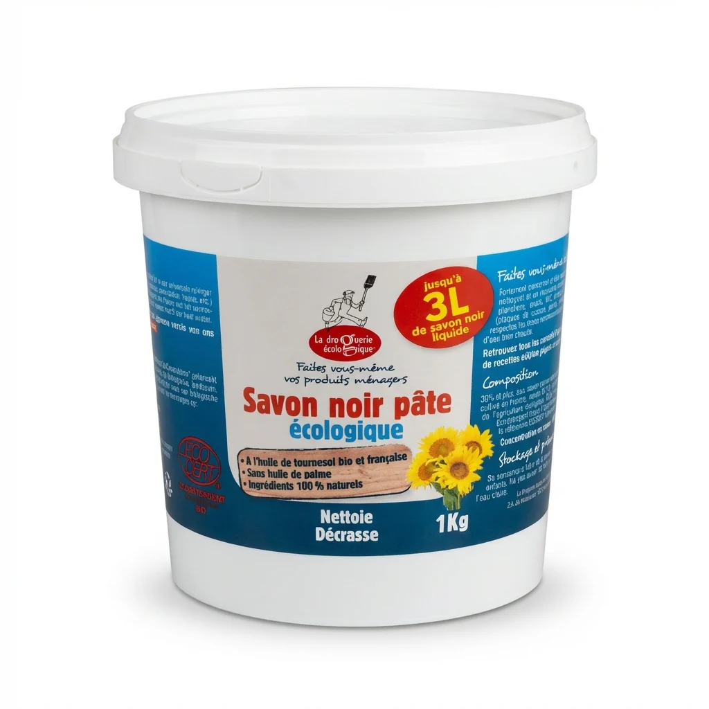 La Droguerie Ecologique by Ecodis Univerzální černé mýdlo BIO - pasta (1 kg)