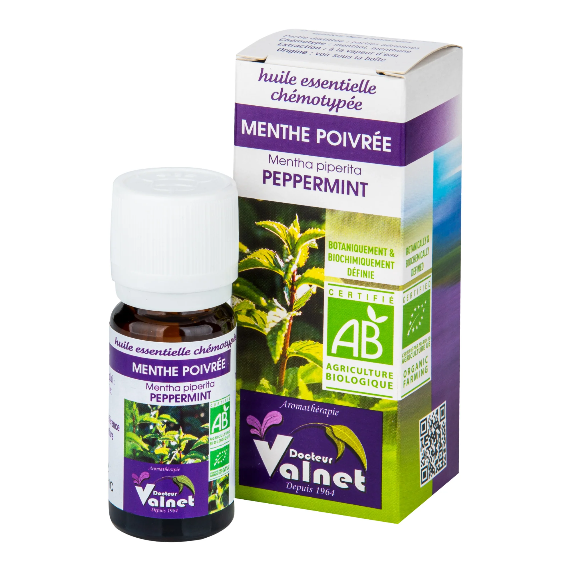 Éterický olej máta peprná 10 ml BIO DOCTEUR VALNET