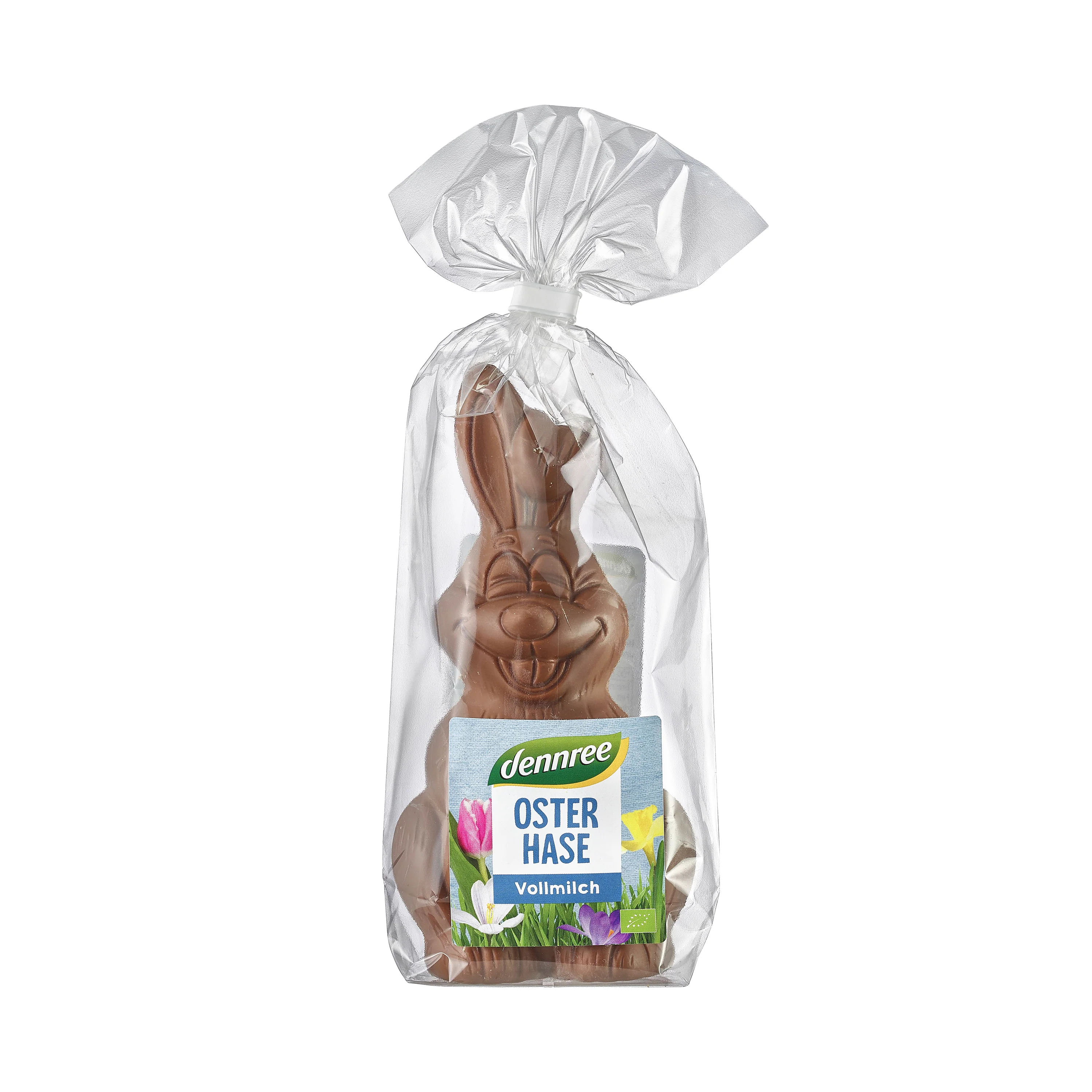 Dennree Figurka čokoládová mléčná velikonoční zajíček BIO (75 g)