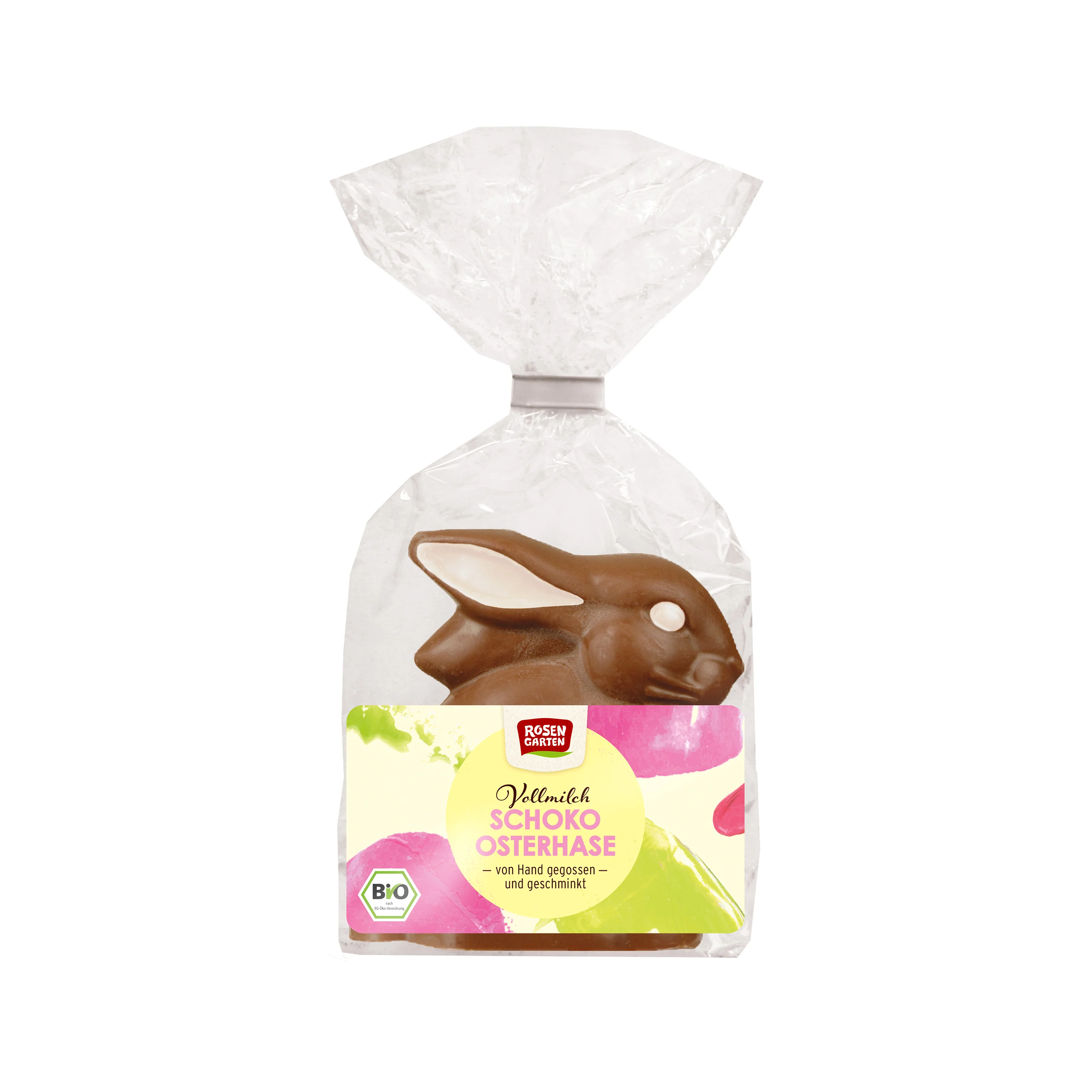 Figurka čokoládová velikonoční zajíček 60 g BIO   ROSENGARTEN