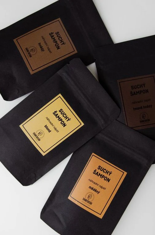 Haaro Naturo Suchý šampon HNĚDÝ - náhradní náplň (50 g) - Image 3