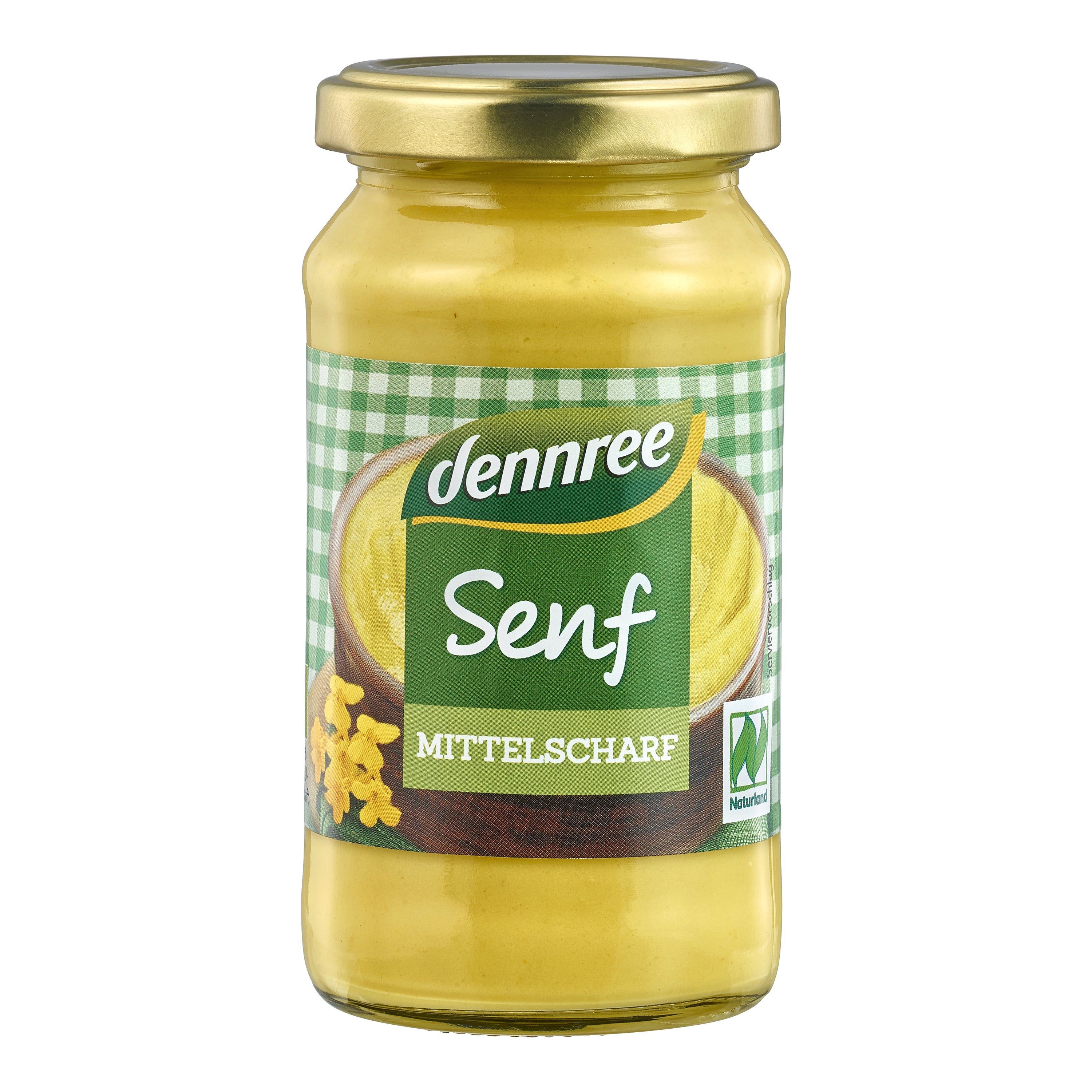 Dennree Hořčice středně pálivá BIO (200 ml)