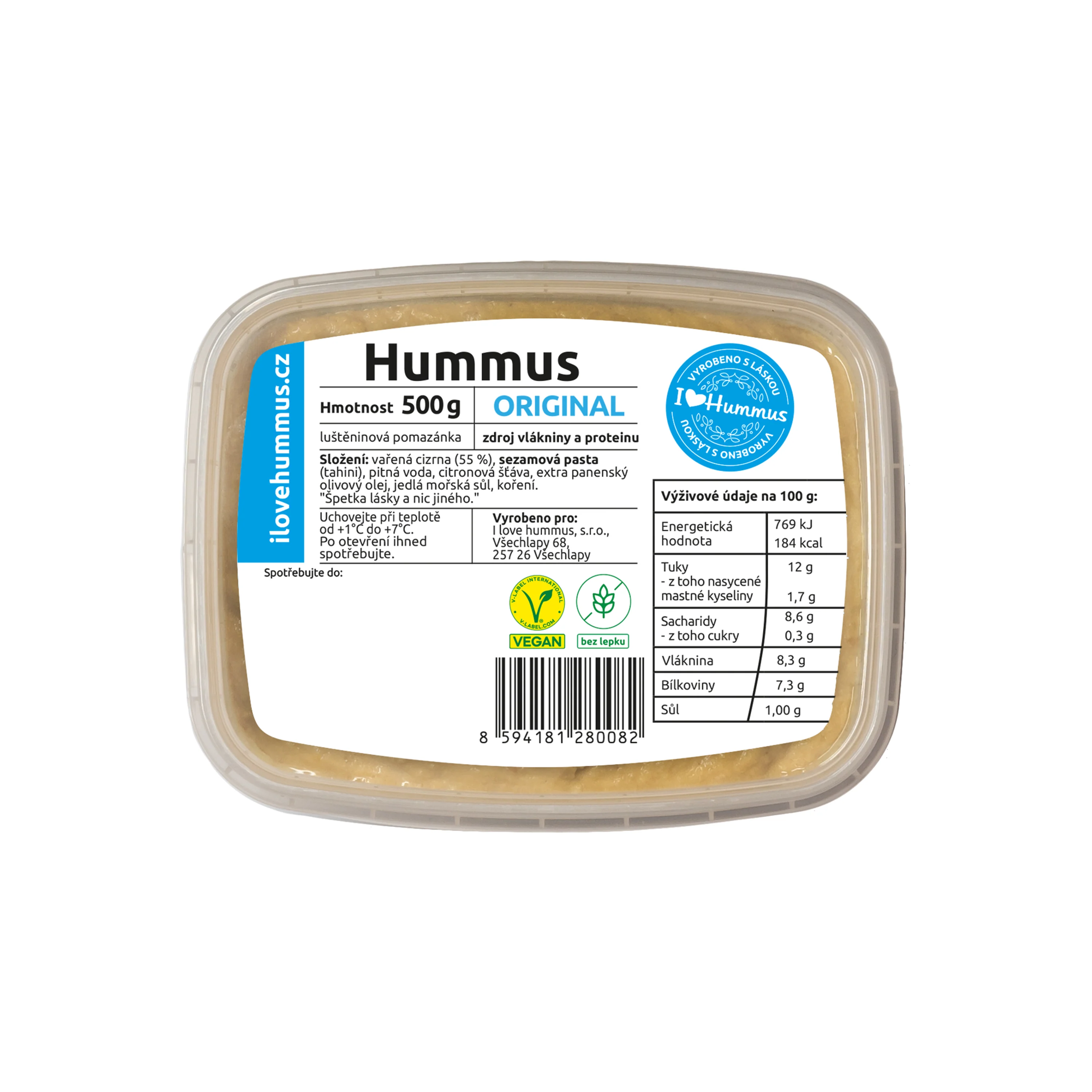 I Love Hummus Hummus original (500 g)