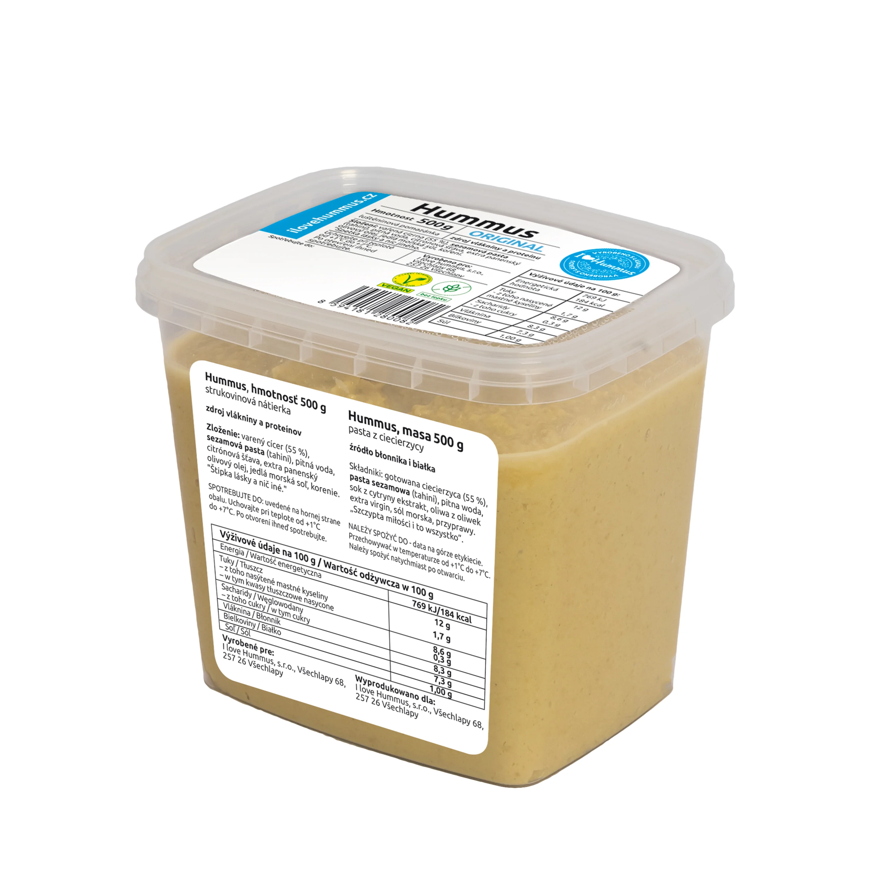I Love Hummus Hummus original (500 g) - Image 3