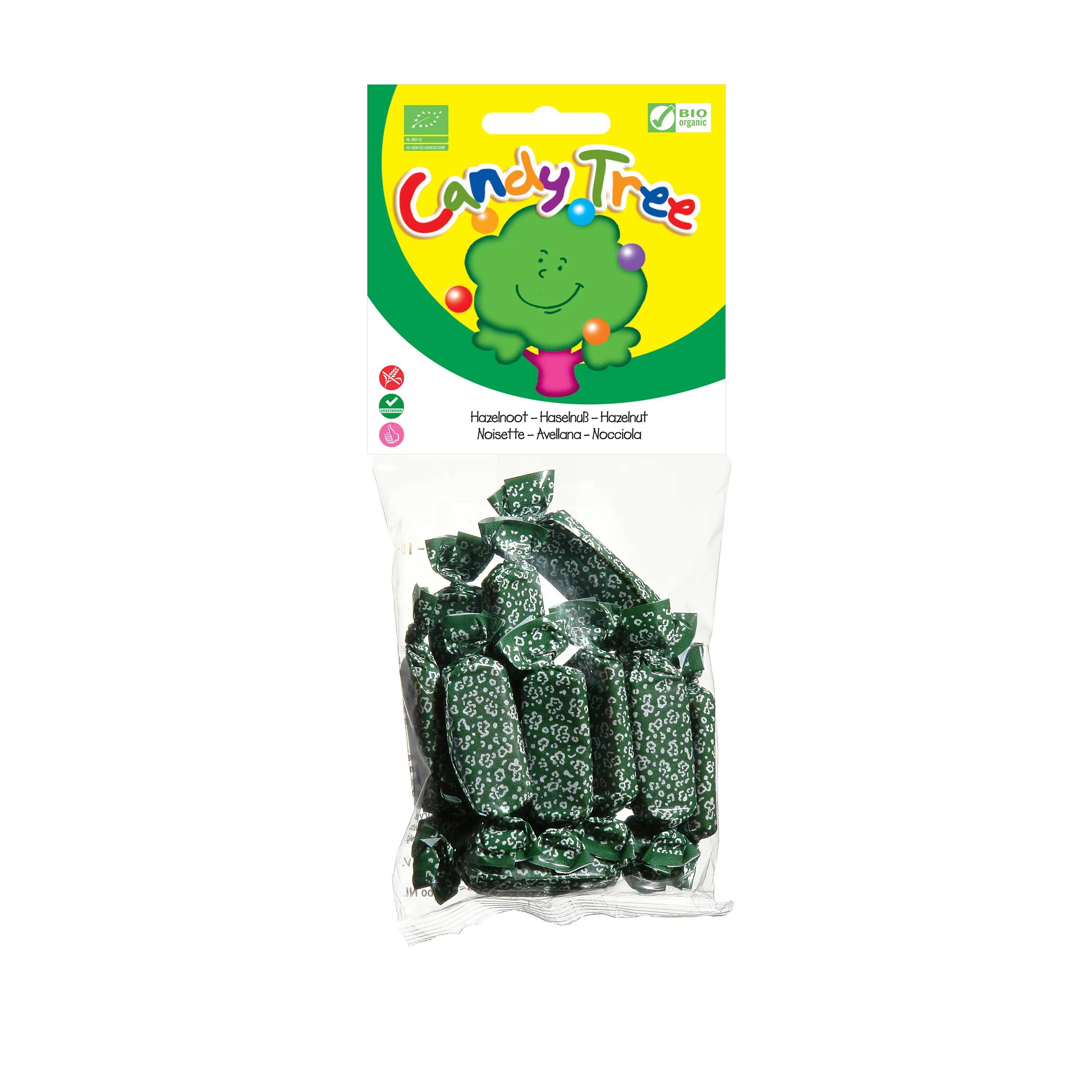 Karamely lískooříškové 75 g BIO CANDY TREE