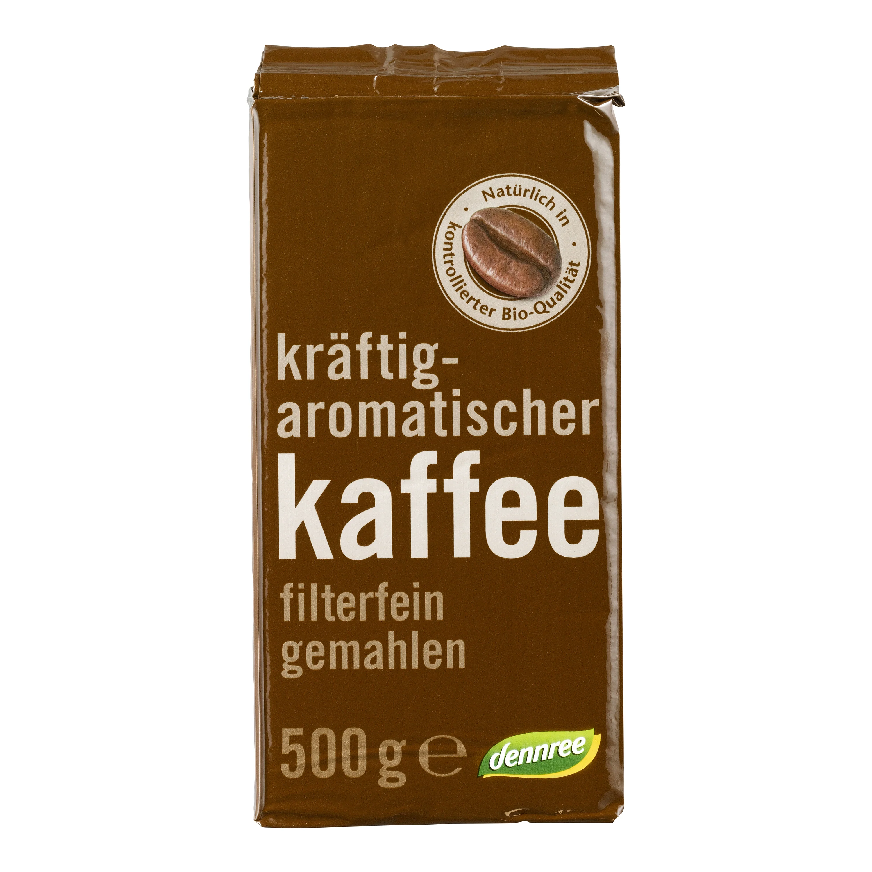 Dennree Káva jemně mletá BIO (500 g)