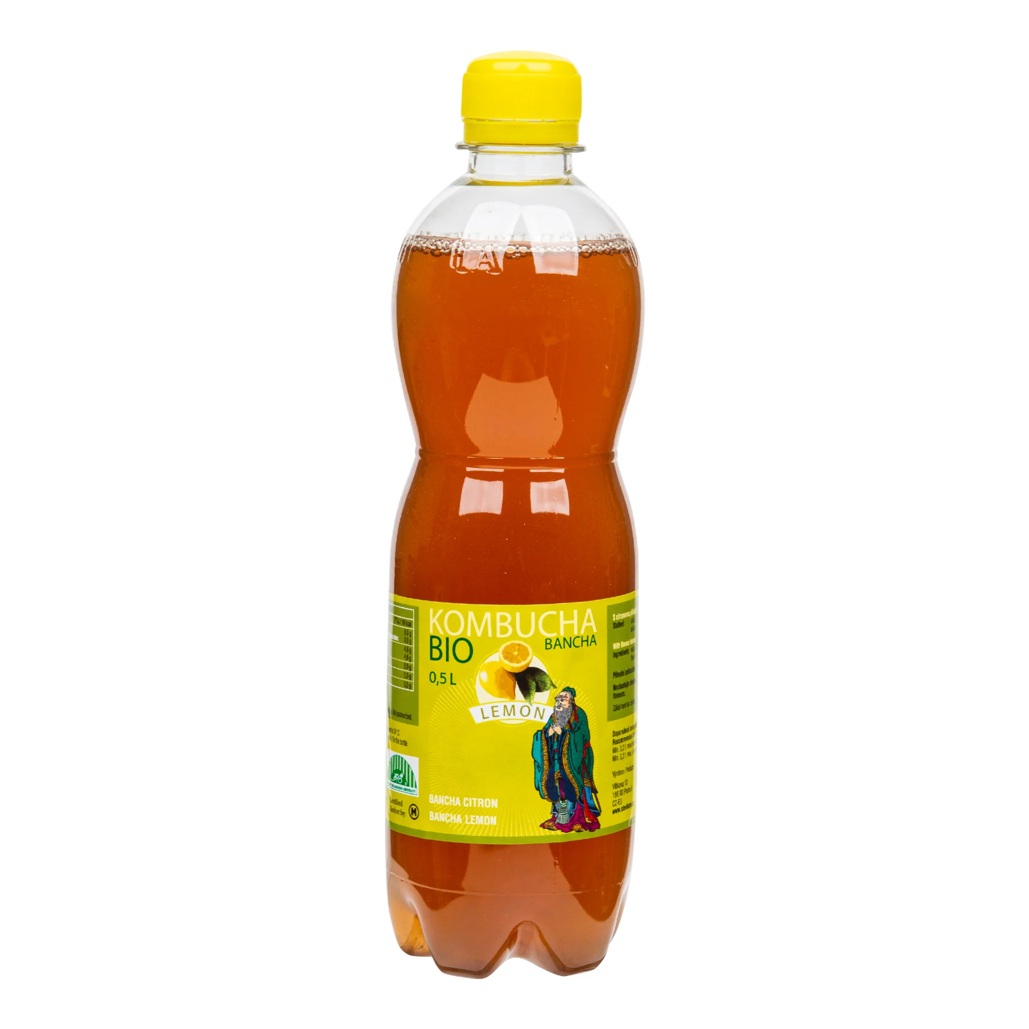Kombucha bancha citron 500 ml BIO STEVIKOM - Image 2