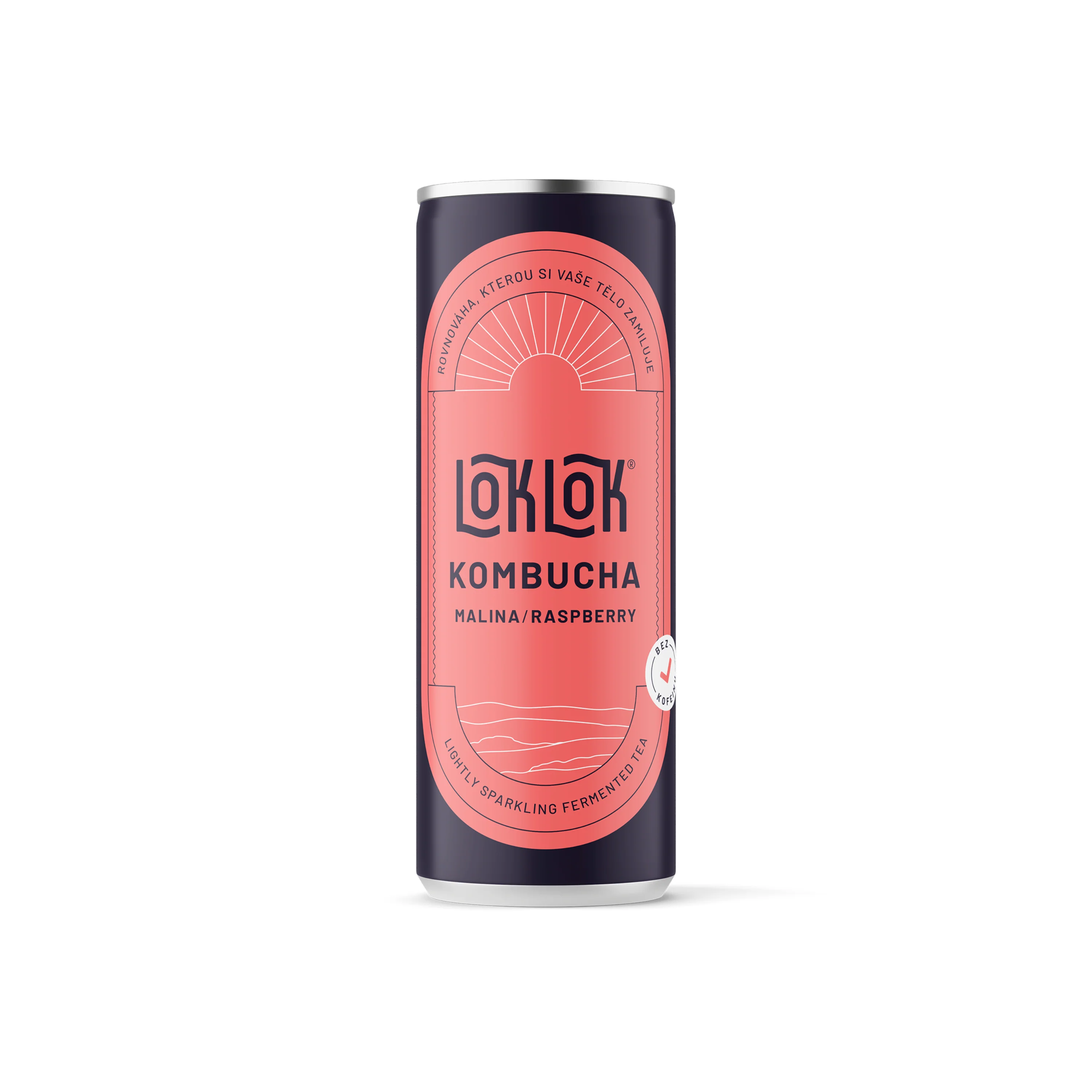 Loklok Kombucha malina plech (330 ml)