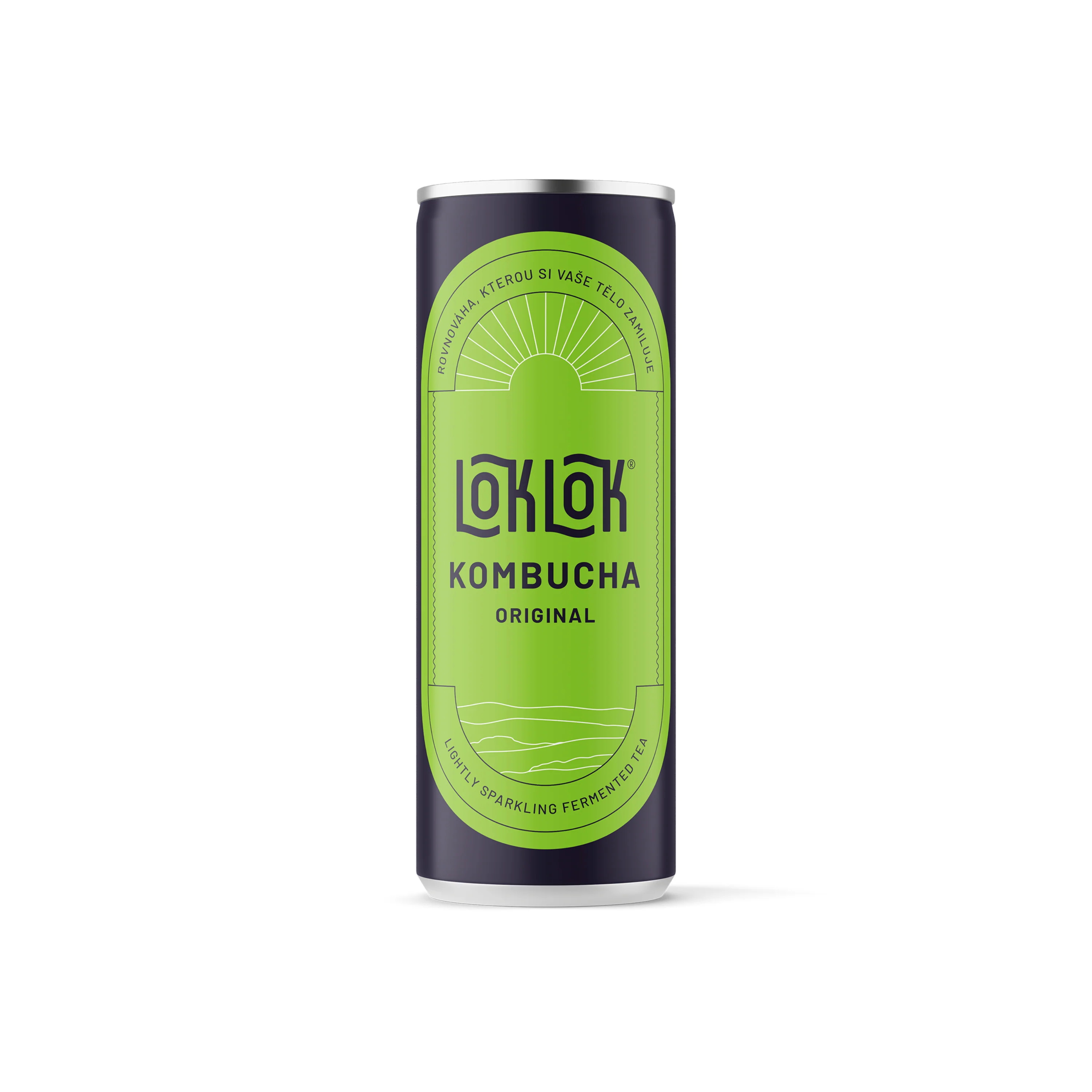 Loklok Kombucha originál plech (330 ml)
