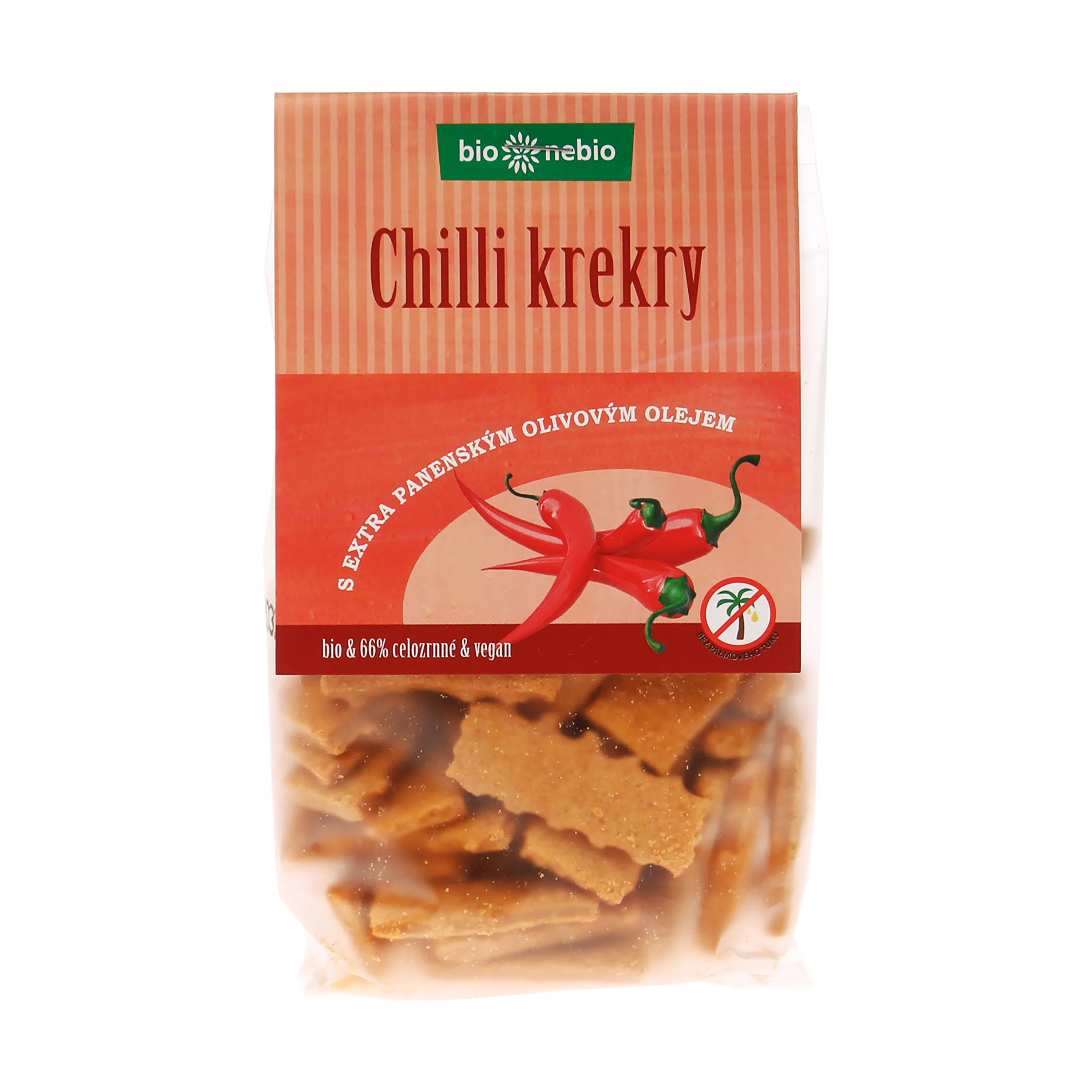 Krekry chilli se slunečnicovým olejem 130 g BIO BIO NEBIO