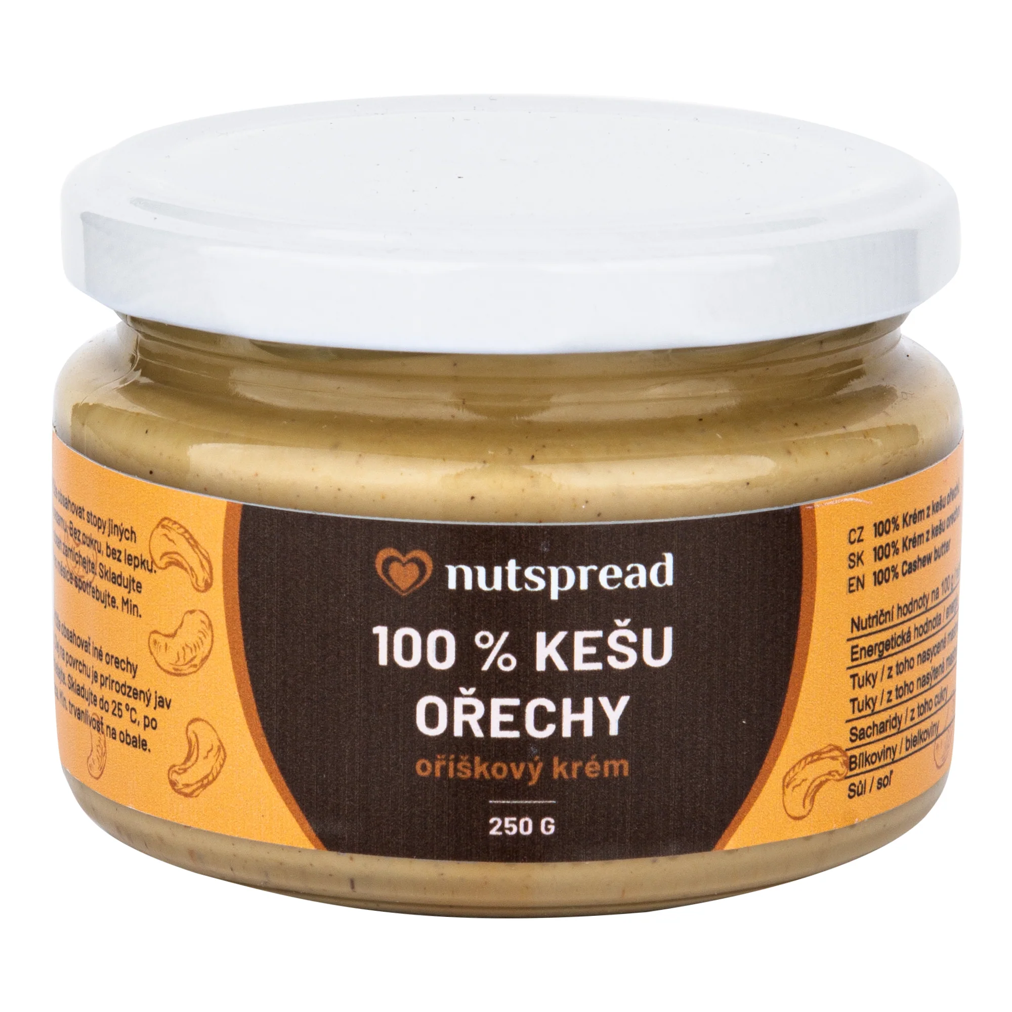 Nutspread Krém z pražených kešu ořechů (250 g)