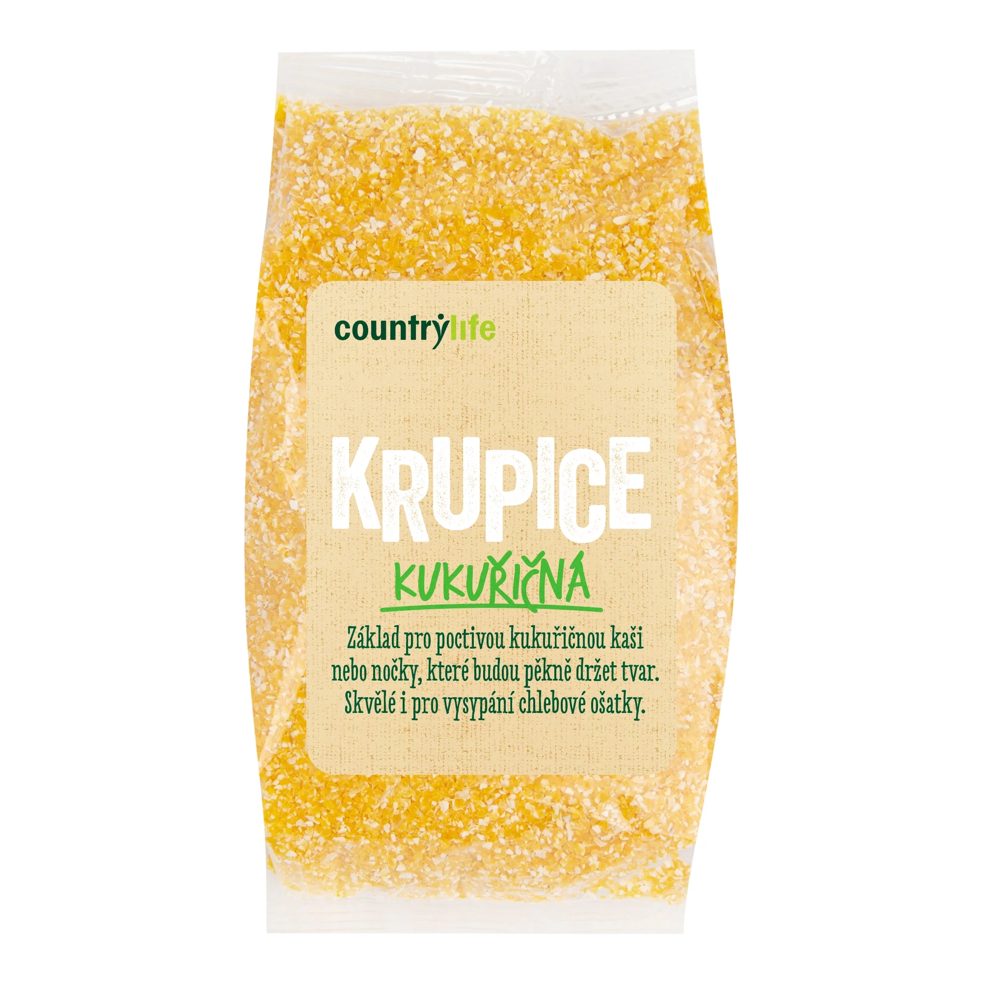 Krupice kukuřičná 400 g COUNTRY LIFE