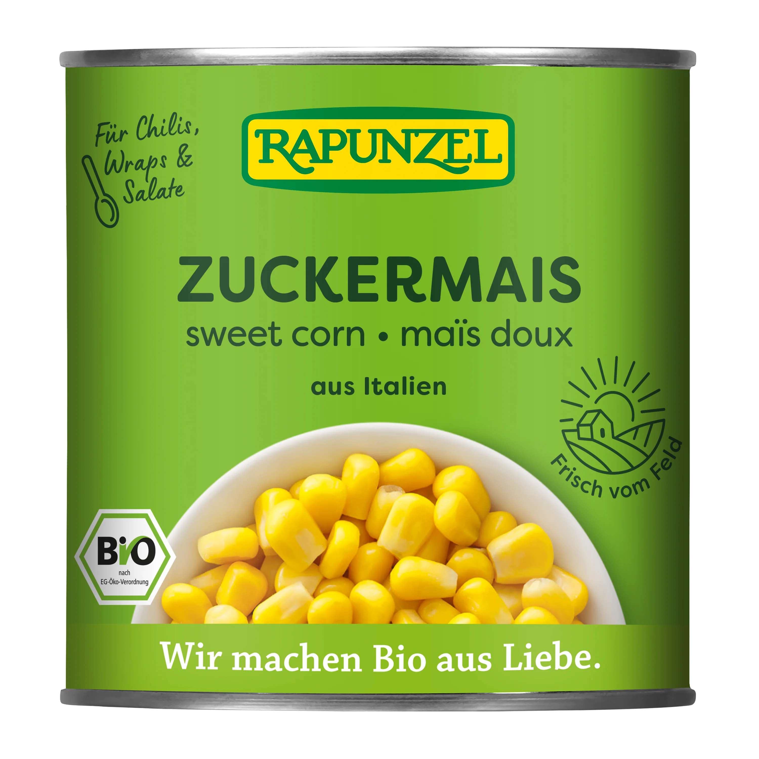 Kukuřice cukrová sterilovaná 340 g BIO   RAPUNZEL