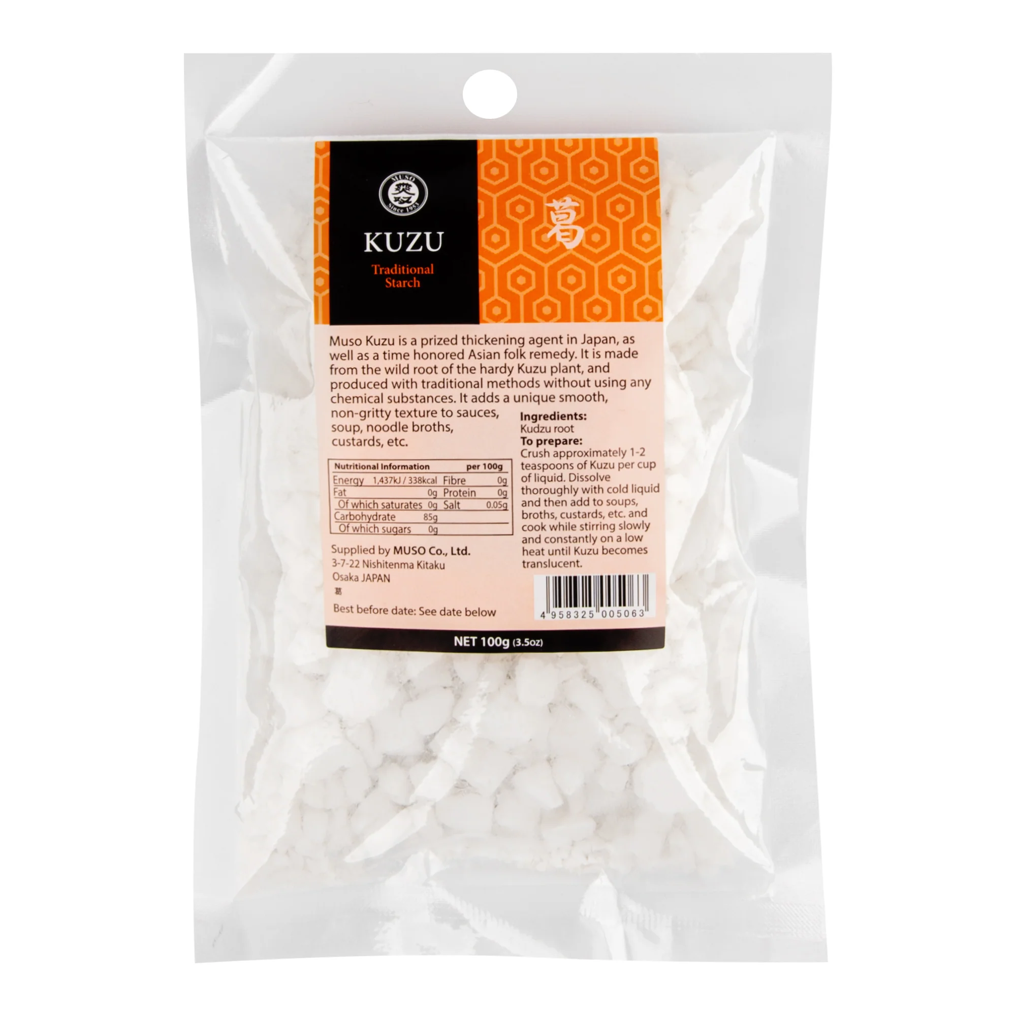 Muso Kuzu škrob kousky (100 g)