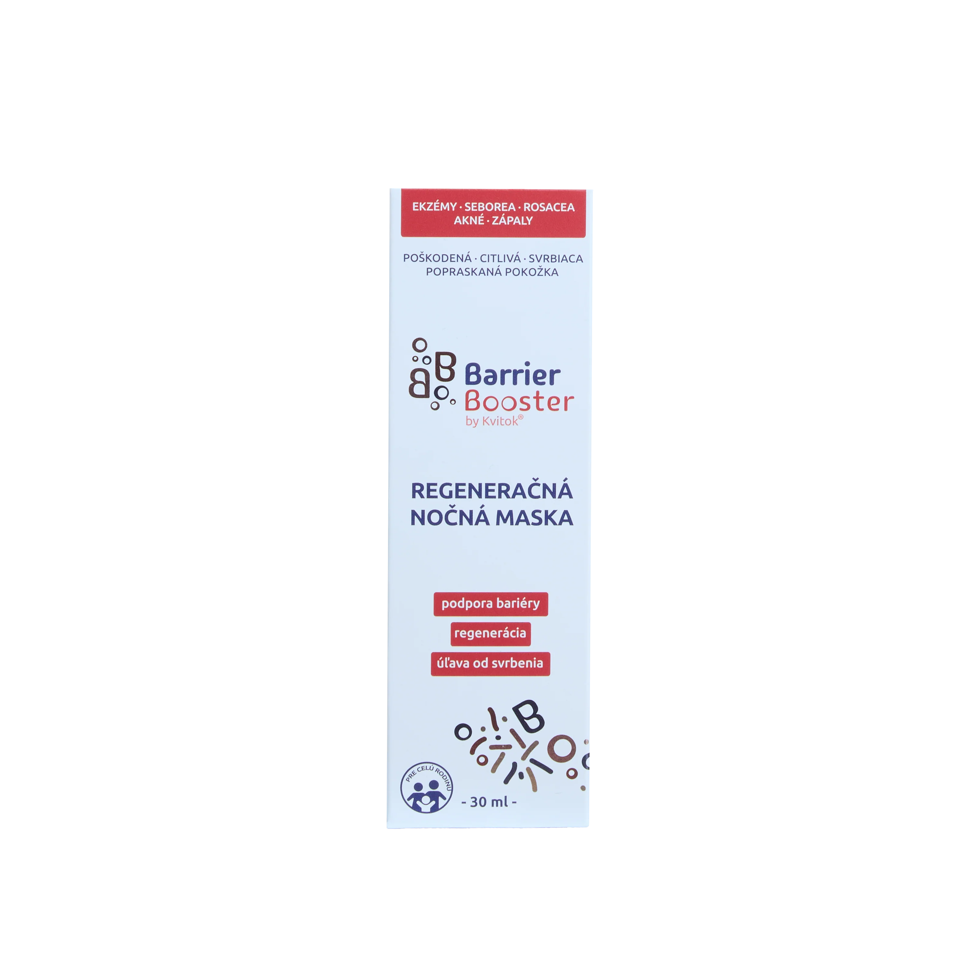 Kvitok Barrier Booster Regenerační noční maska (30 ml) - Image 3