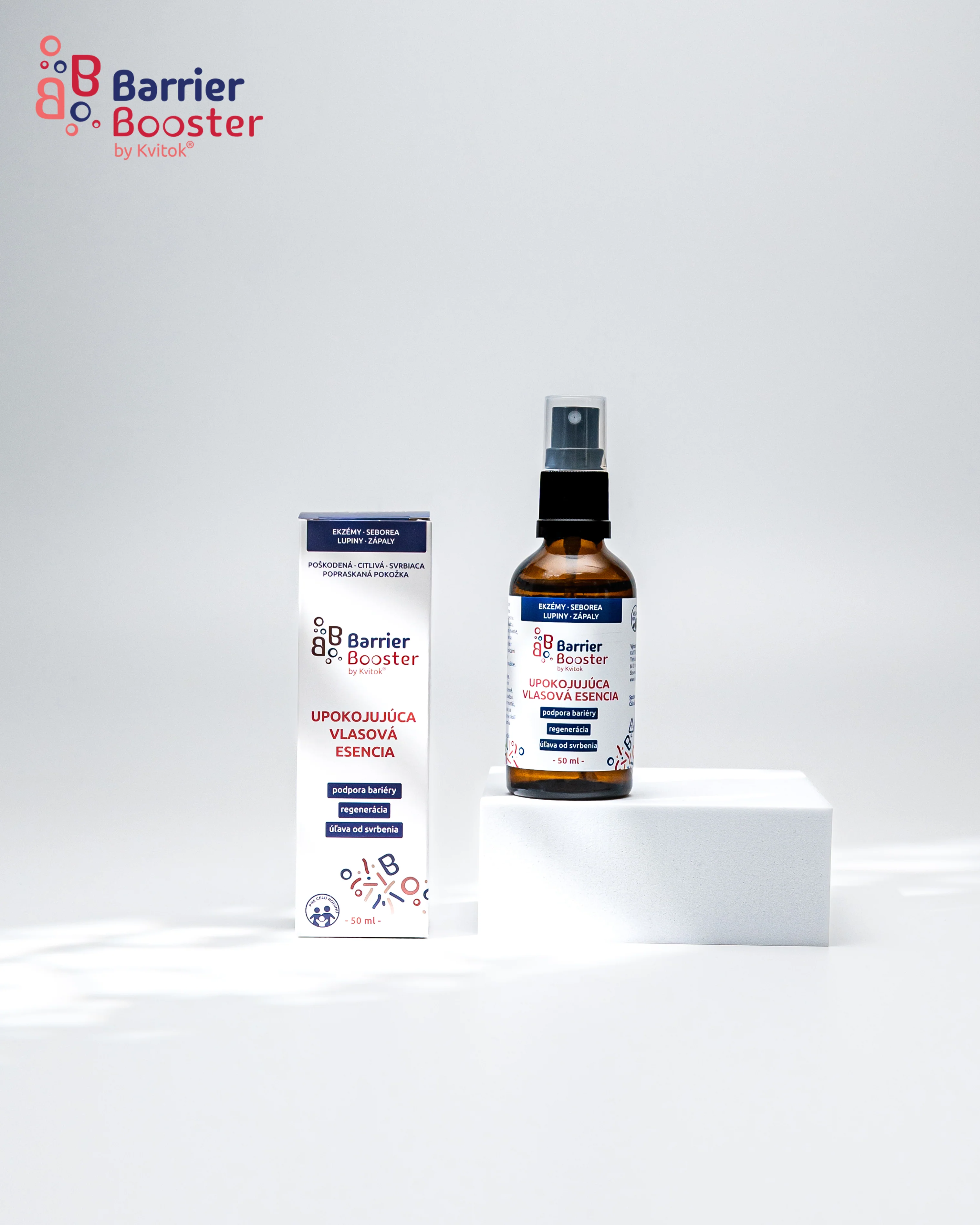 Kvitok Barrier Booster Zklidňující vlasová esence (50 ml) - Image 2